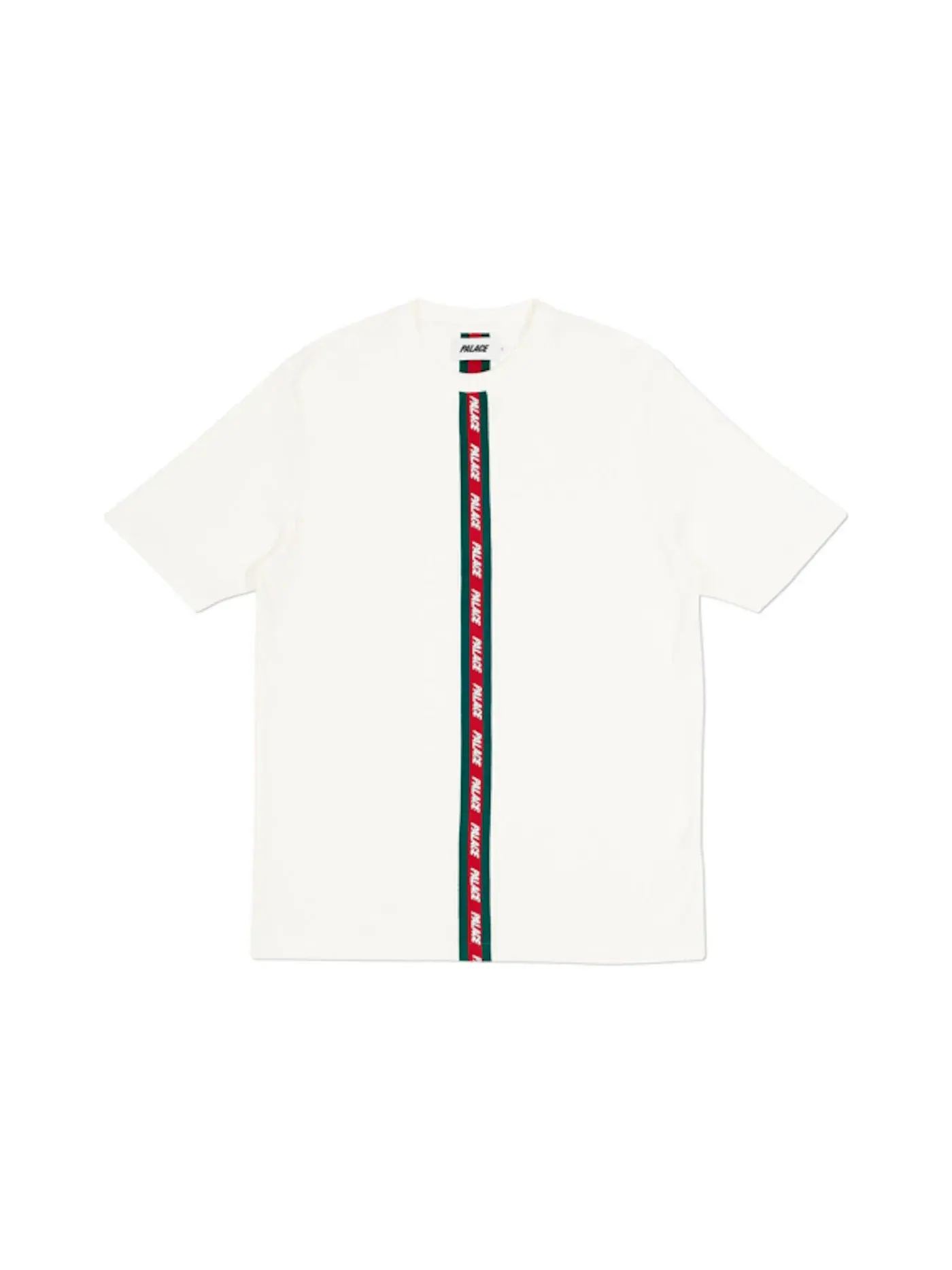 Мужская футболка Palace Vertical Weave T-Shirt — изображение 1 из 2, белый