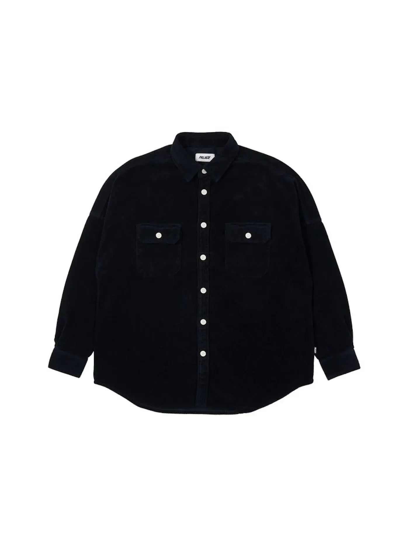 Мужская рубашка из вельвета с принтом Palace Drop Shoulder — изображение 2 из 2, темно-синий