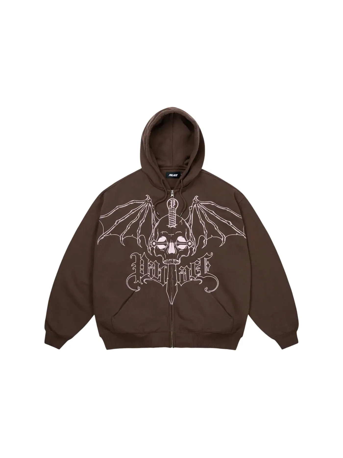 Мужская худи Palace Wingspan Triple Stitch Hood Fox — изображение 1 из 2, коричневый
