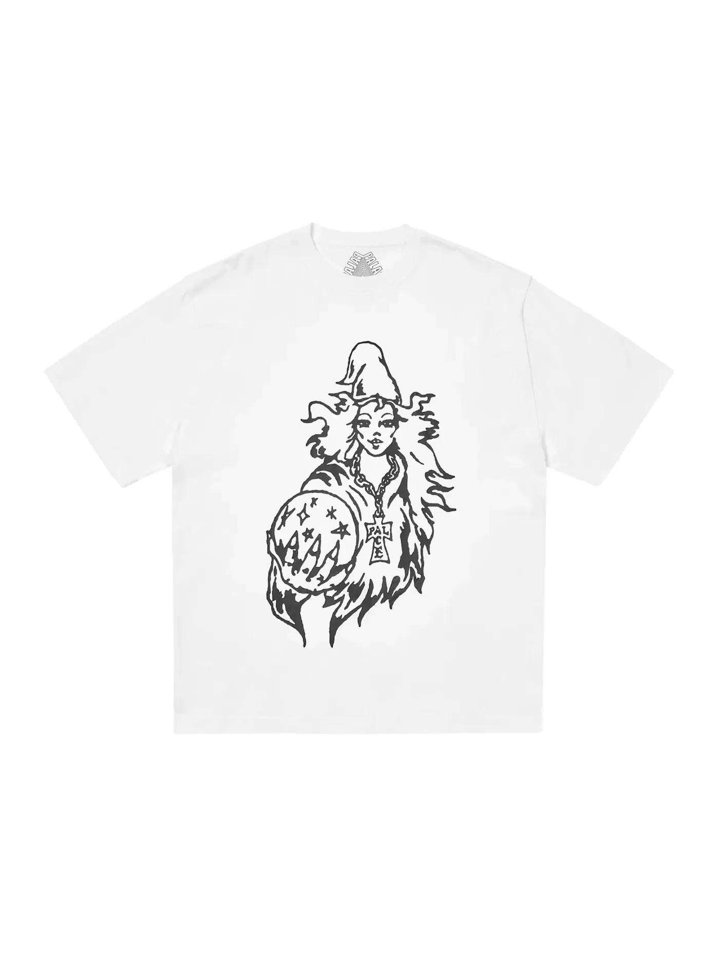 Мужская футболка с принтом Palace T-Shirt — изображение 1 из 1, белый