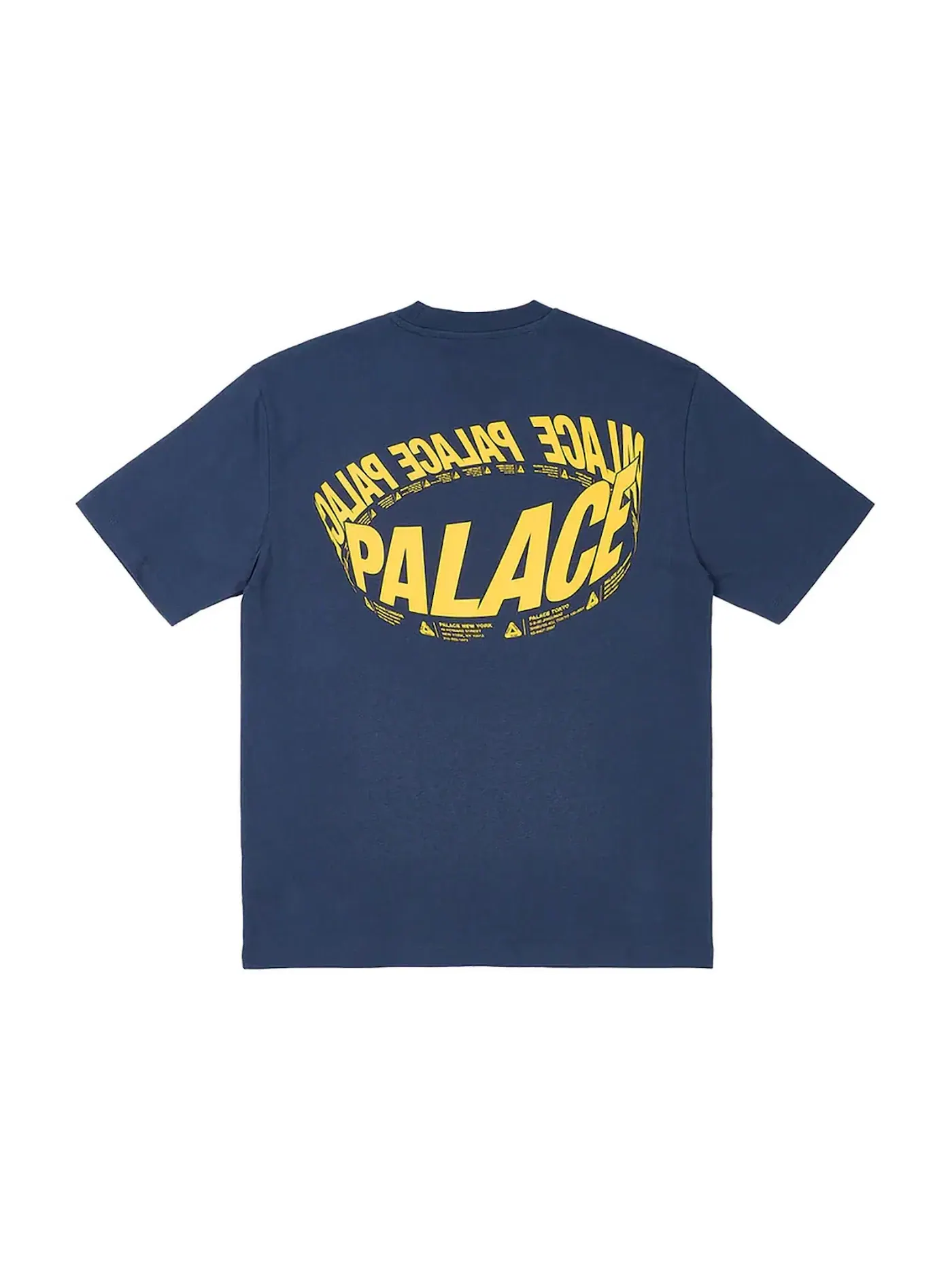 Мужская футболка с принтом Palace T-Shirt Navy — изображение 1 из 2