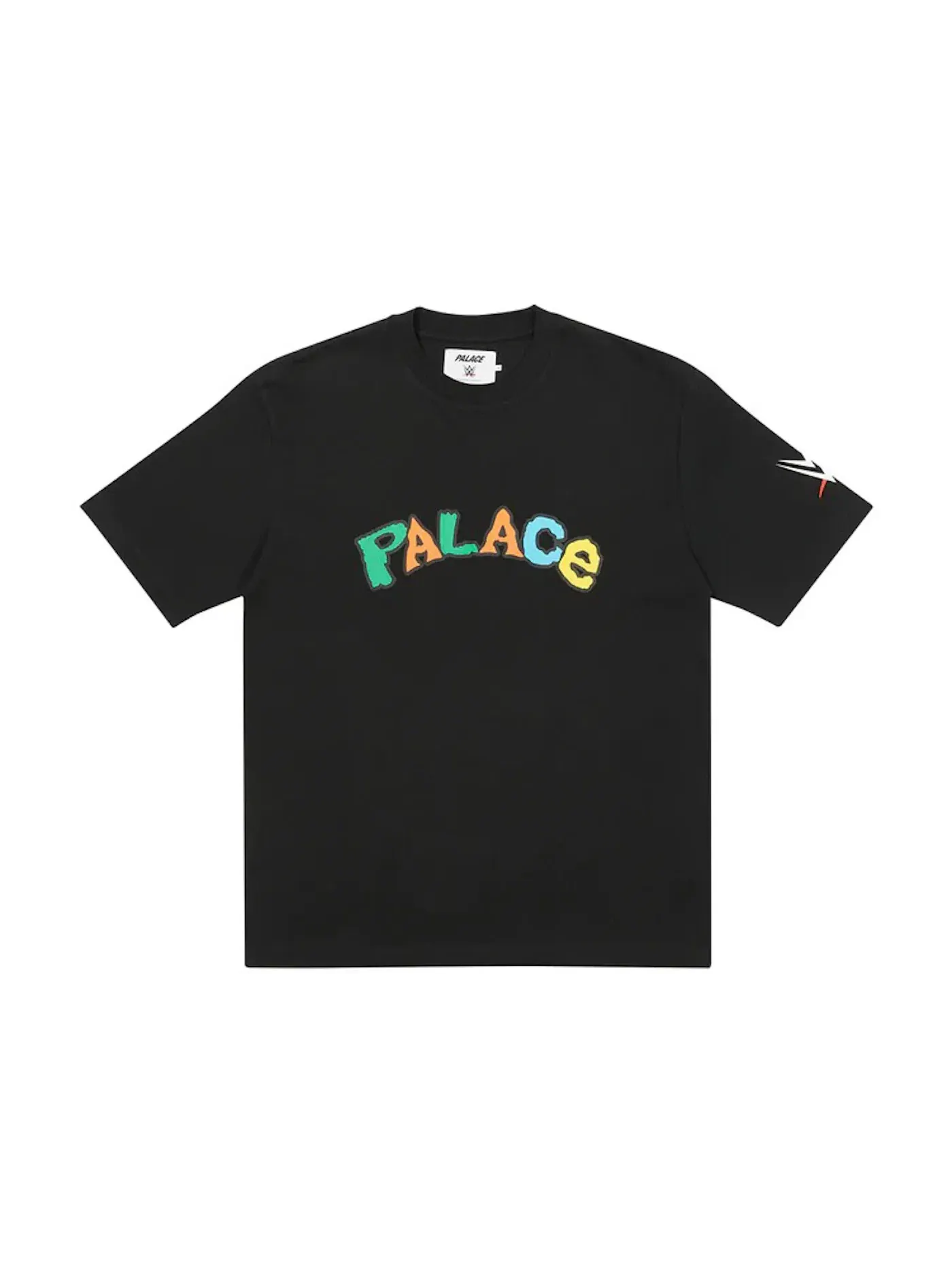 Мужская футболка с принтом Palace x WWE Nice Day T-Shirt Palace — изображение 2 из 2, черный