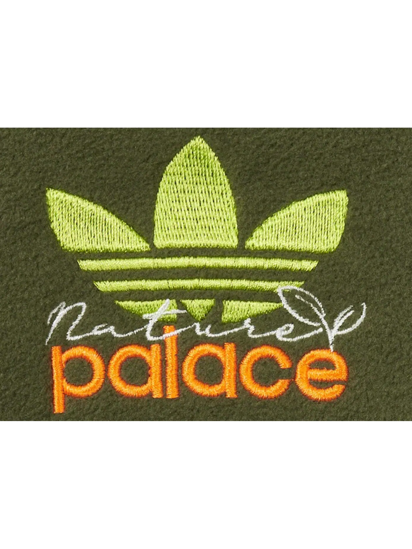 Мужские шорты с принтом Palace x Adidas Nature Shorts — изображение 3 из 3, зеленый