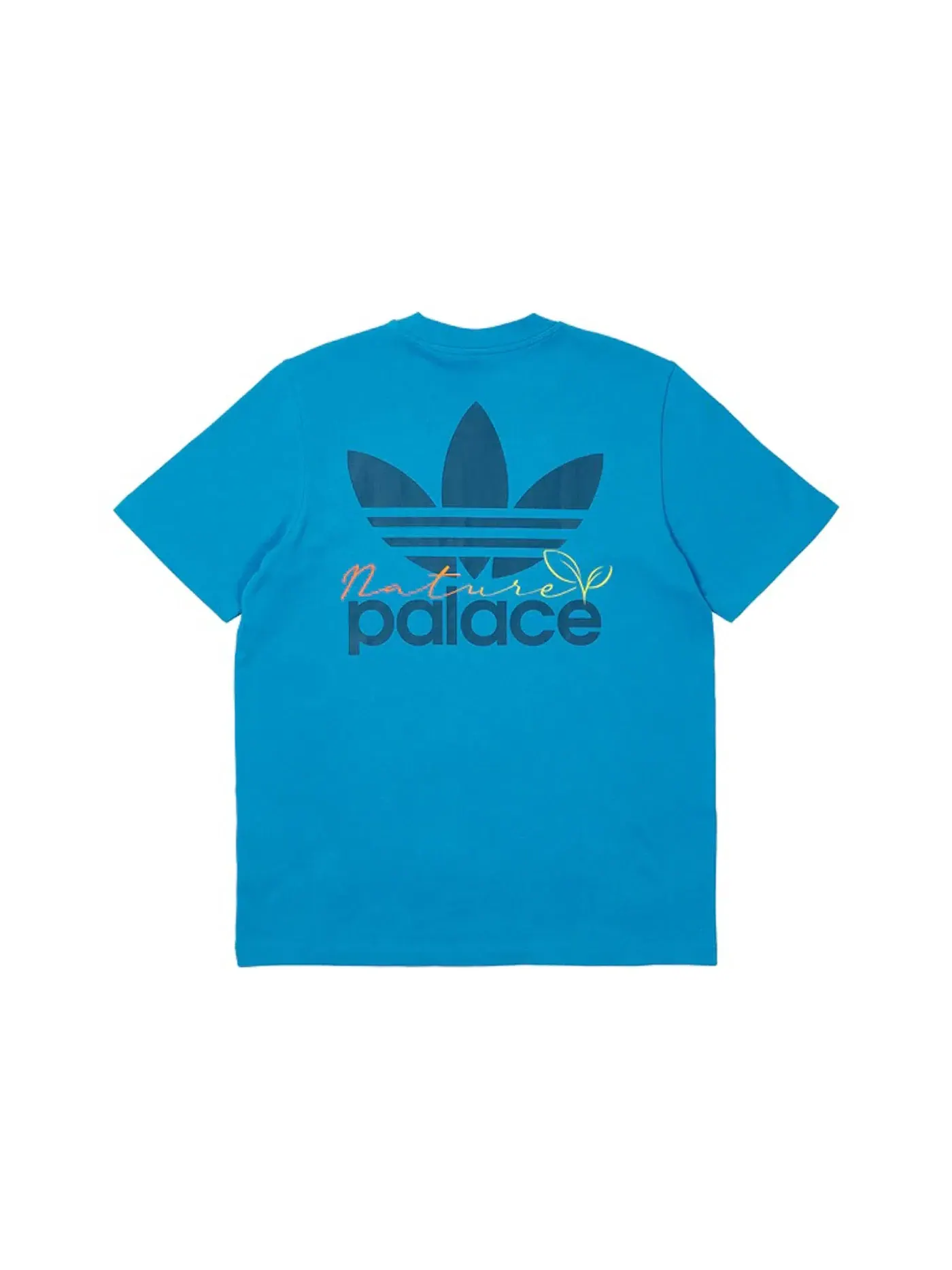 Мужская футболка с принтом Palace x Adidas Nature Tee, Mystery Petrol — изображение 1 из 2