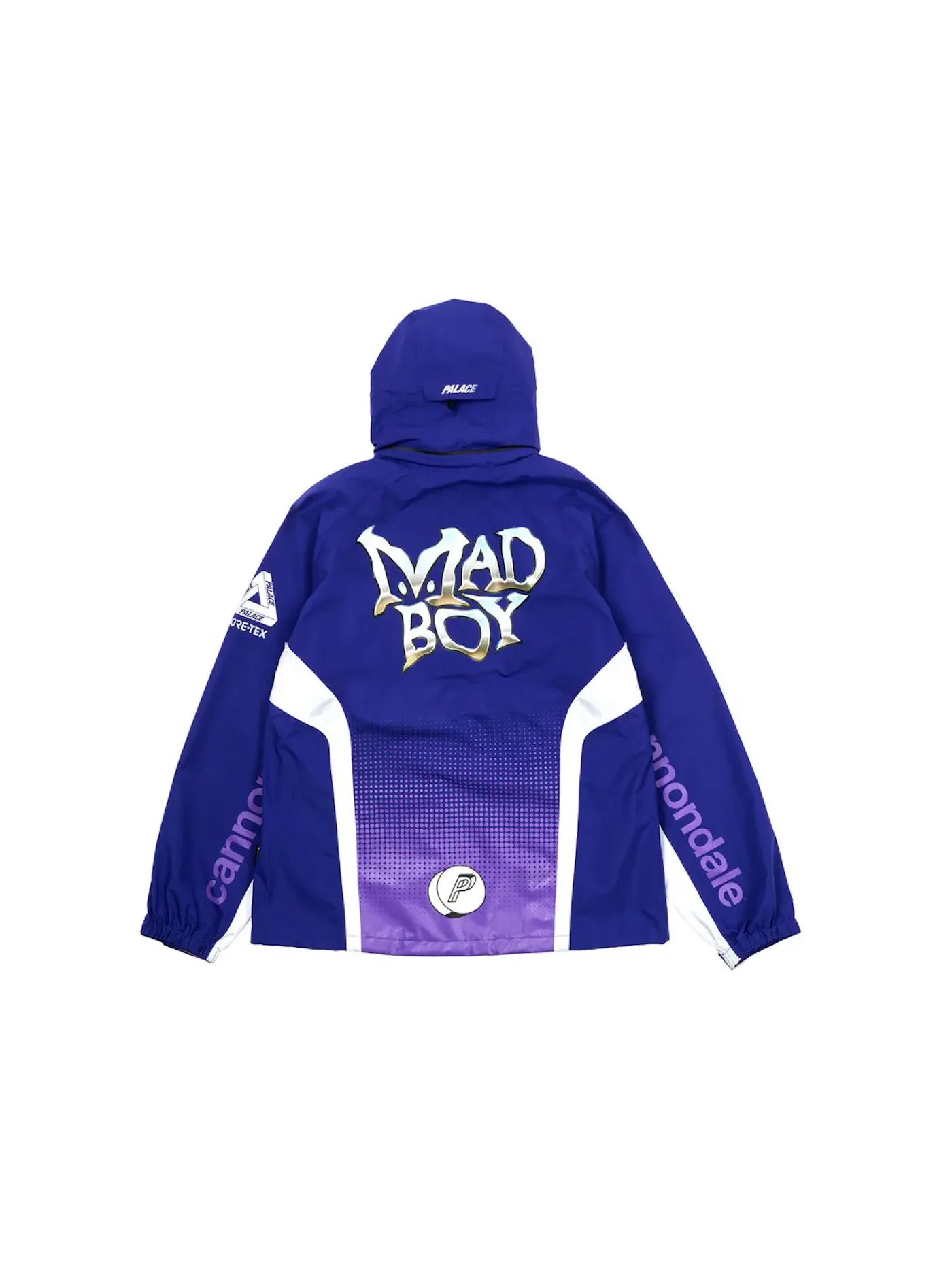 Мужская куртка Gore-Tex Paclite с принтом Mad Boy Palace — изображение 1 из 3, синий/фиолетовый