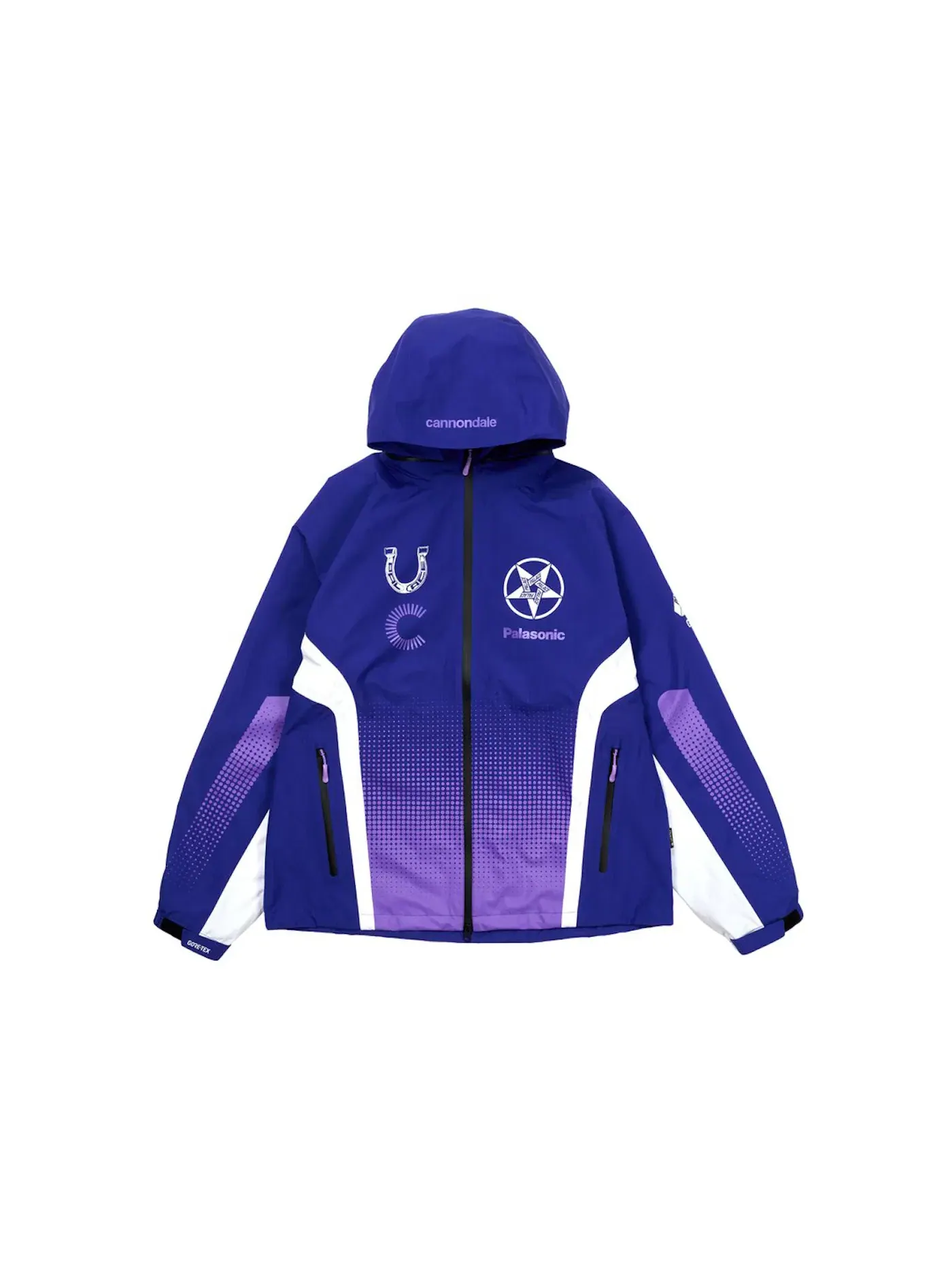 Мужская куртка Gore-Tex Paclite с принтом Mad Boy Palace — изображение 2 из 3, синий/фиолетовый