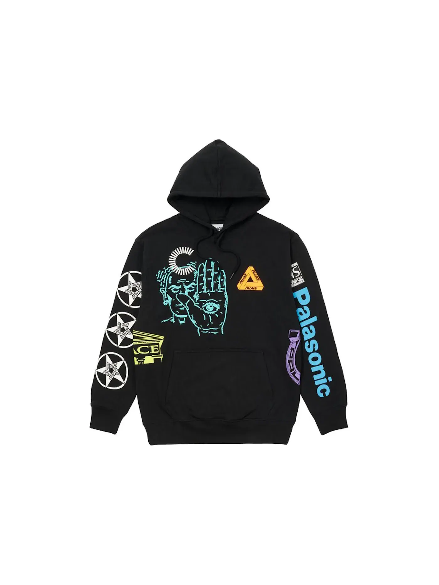 Мужская худи Palace Mad Boy Hood — изображение 2 из 2, черный