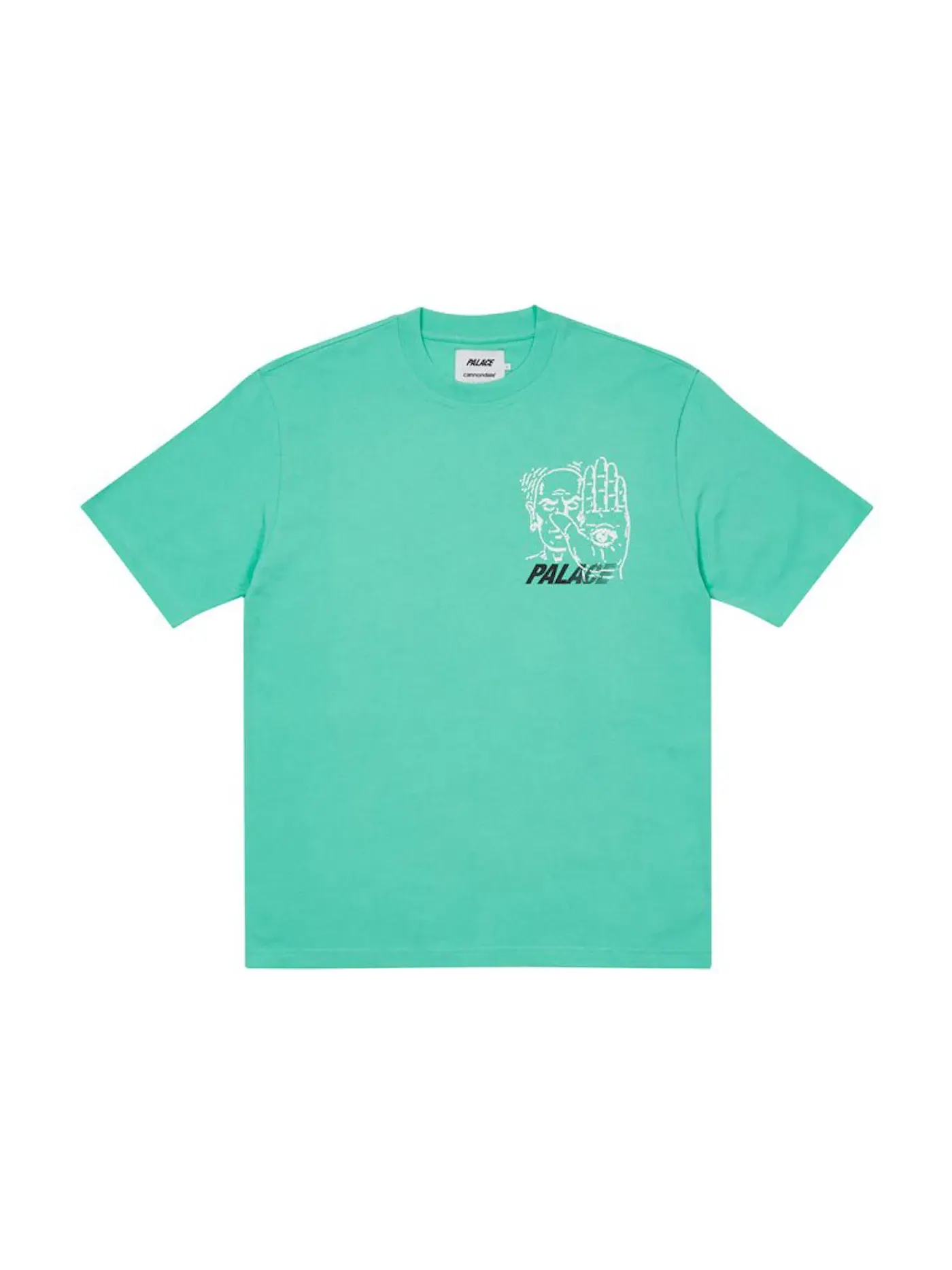 Мужская футболка с принтом Palace x Cannondale Mad Boy Palace — изображение 2 из 2, мята