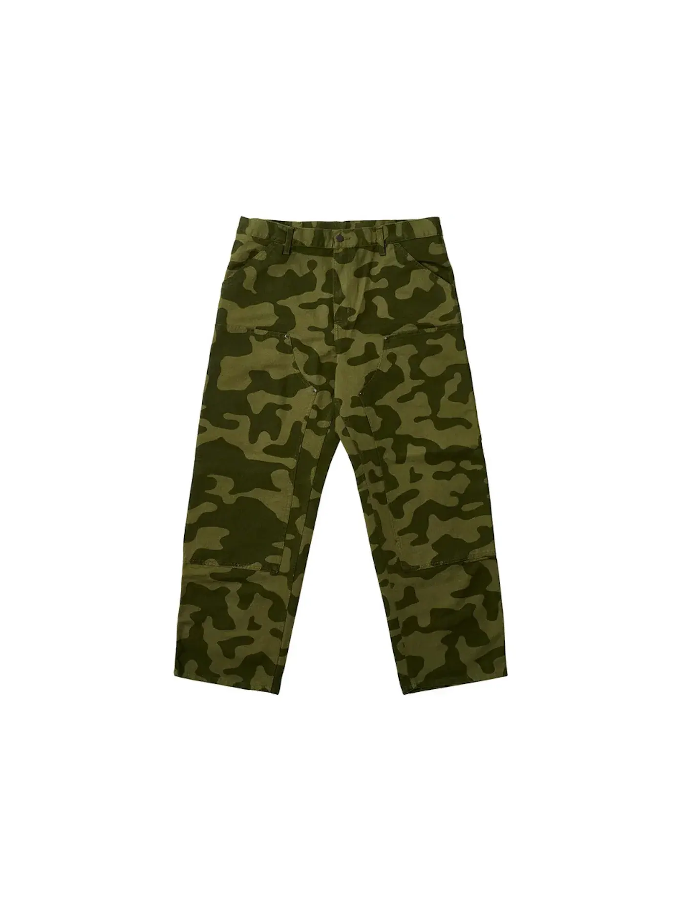 Мужские брюки с двумя накладными карманами Palace x Carhartt WIP — изображение 1 из 3, зеленый