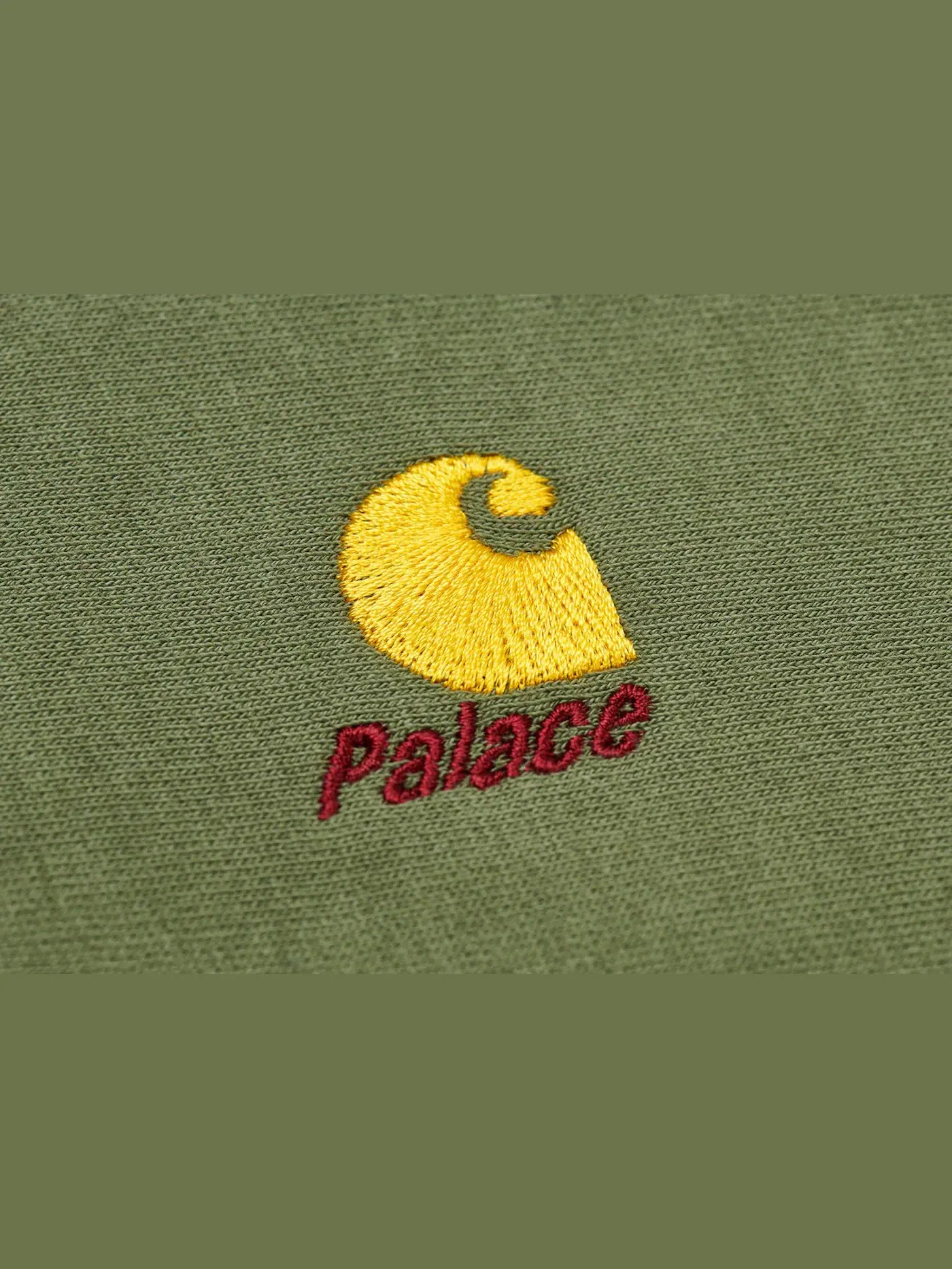 Мужская худи с капюшоном Palace x Carhartt WIP Hood Palace — изображение 3 из 3, зеленый