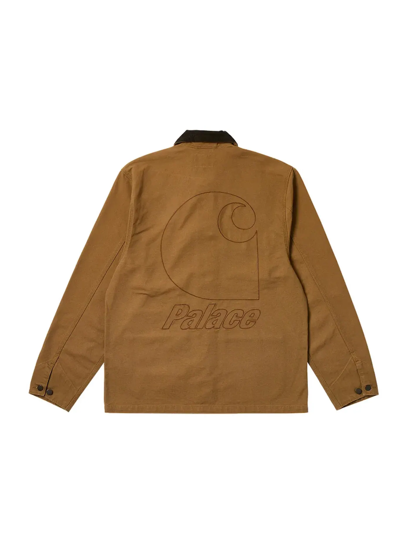 Мужское пальто с принтом Palace x Carhartt WIP Michigan Coat — изображение 2 из 3, коричневый