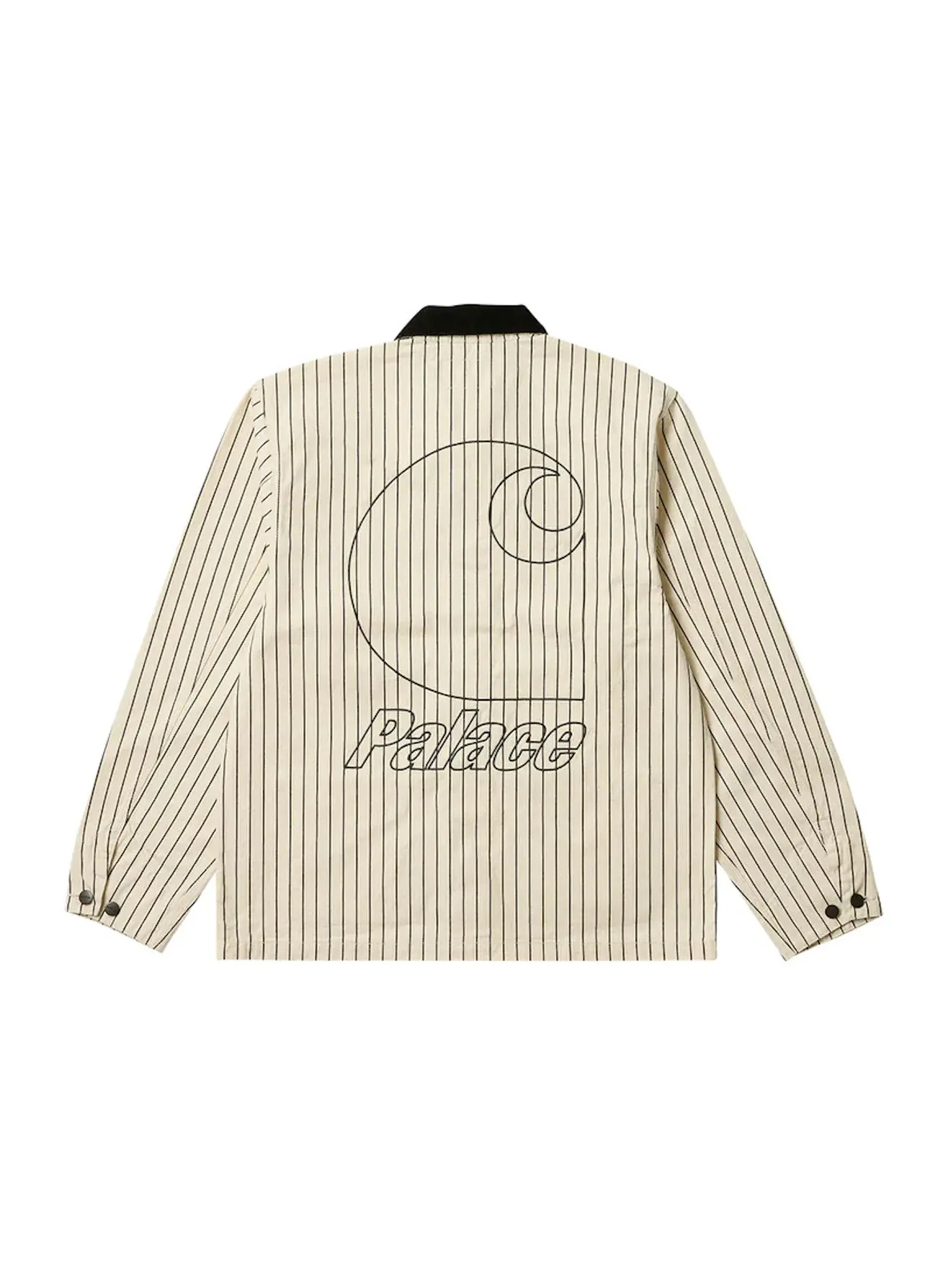 Мужская куртка Palace x Carhartt WIP Michigan Coat Hickory Wax/Black — изображение 2 из 2, черный
