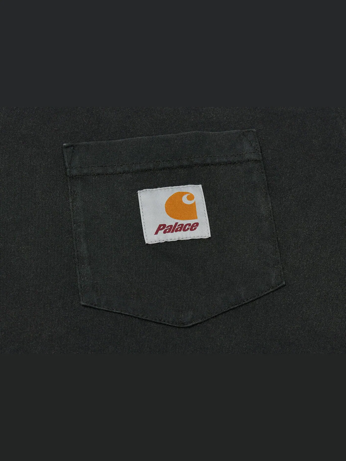 Мужская футболка с нагрудным карманом Palace x Carhartt WIP Palace — изображение 3 из 3, черный