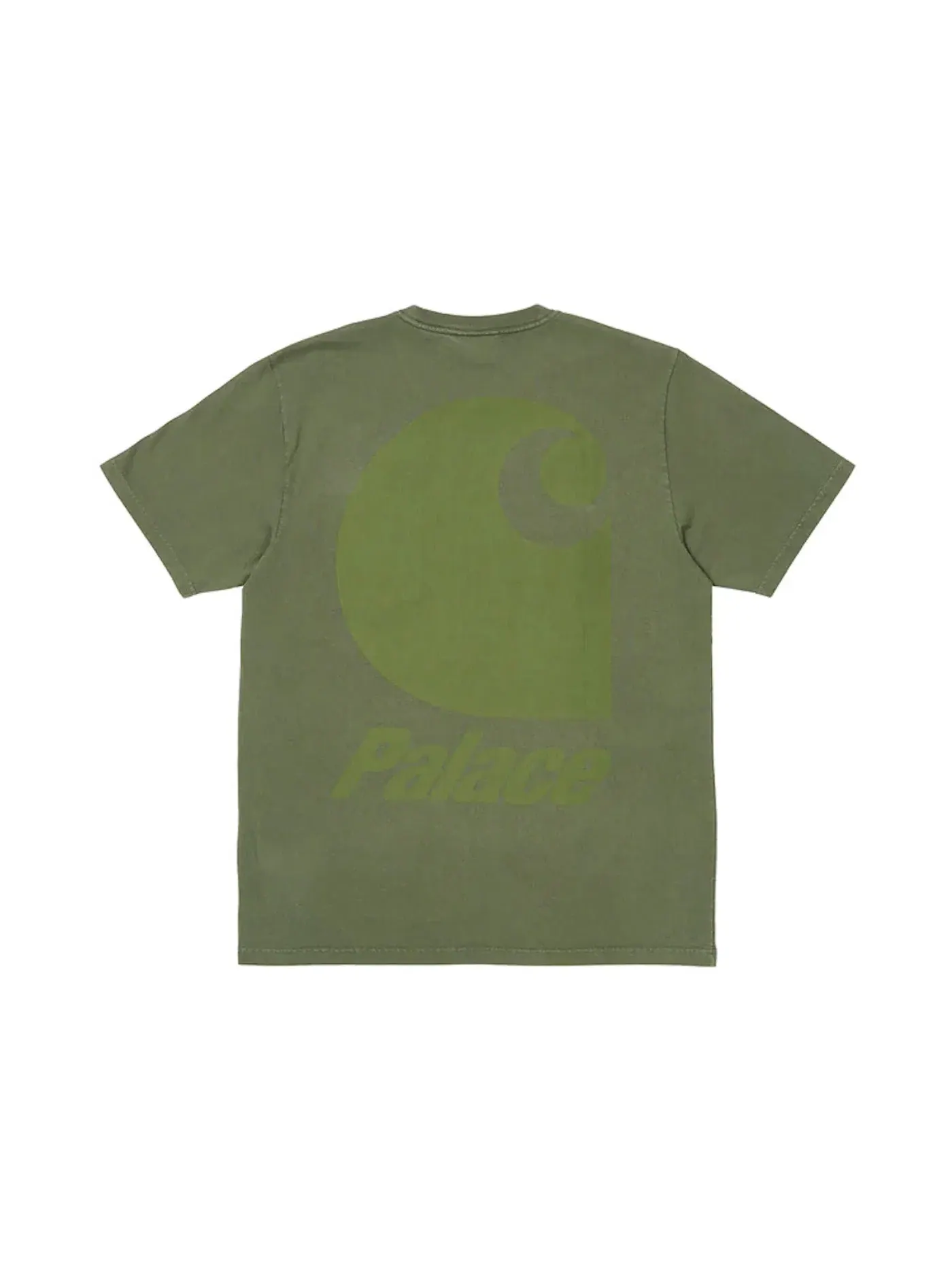 Мужская футболка с принтом Palace x Carhartt WIP S/S Pocket T-Shirt — изображение 1 из 3, зеленый