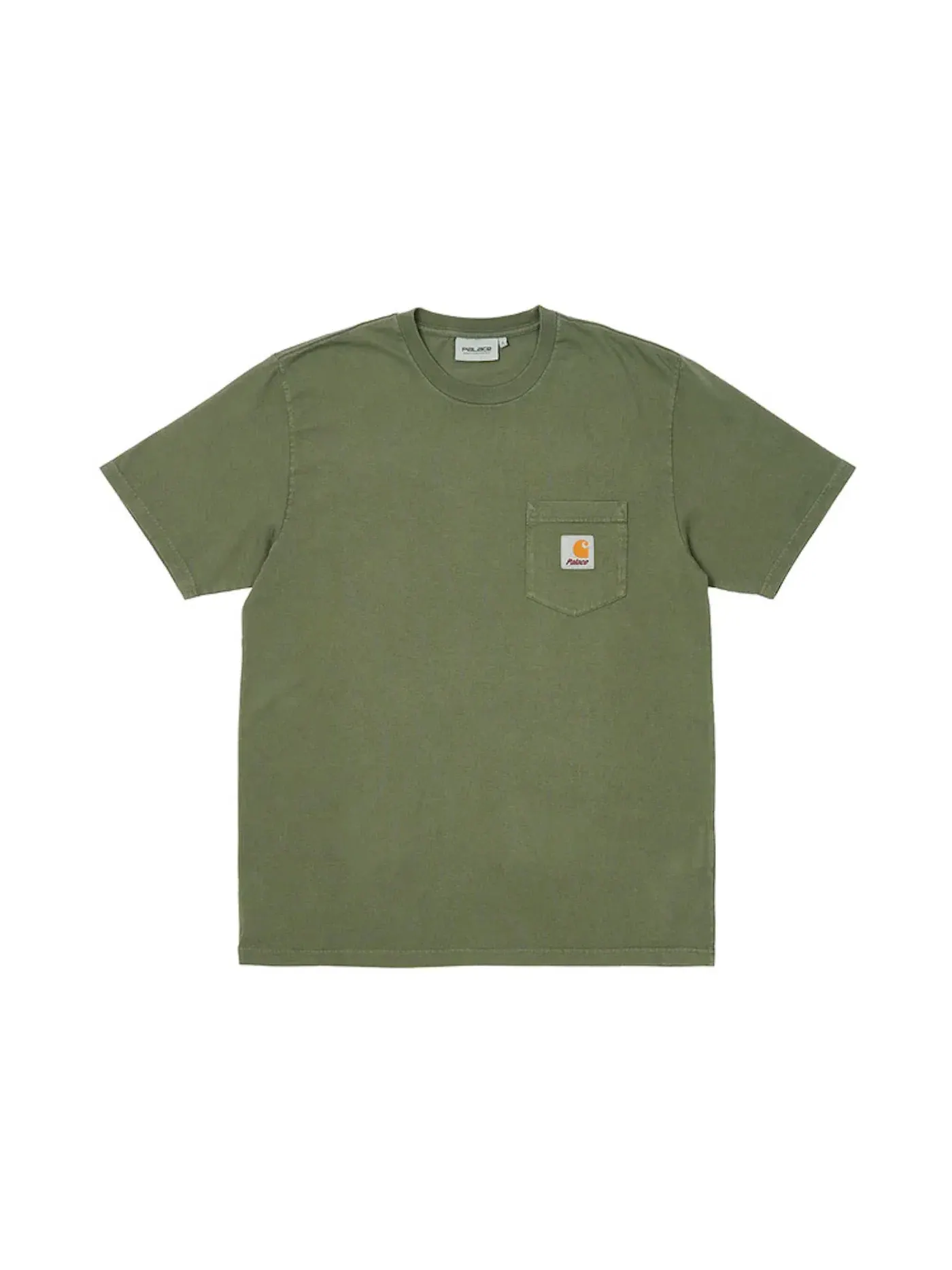 Мужская футболка с принтом Palace x Carhartt WIP S/S Pocket T-Shirt — изображение 2 из 3, зеленый