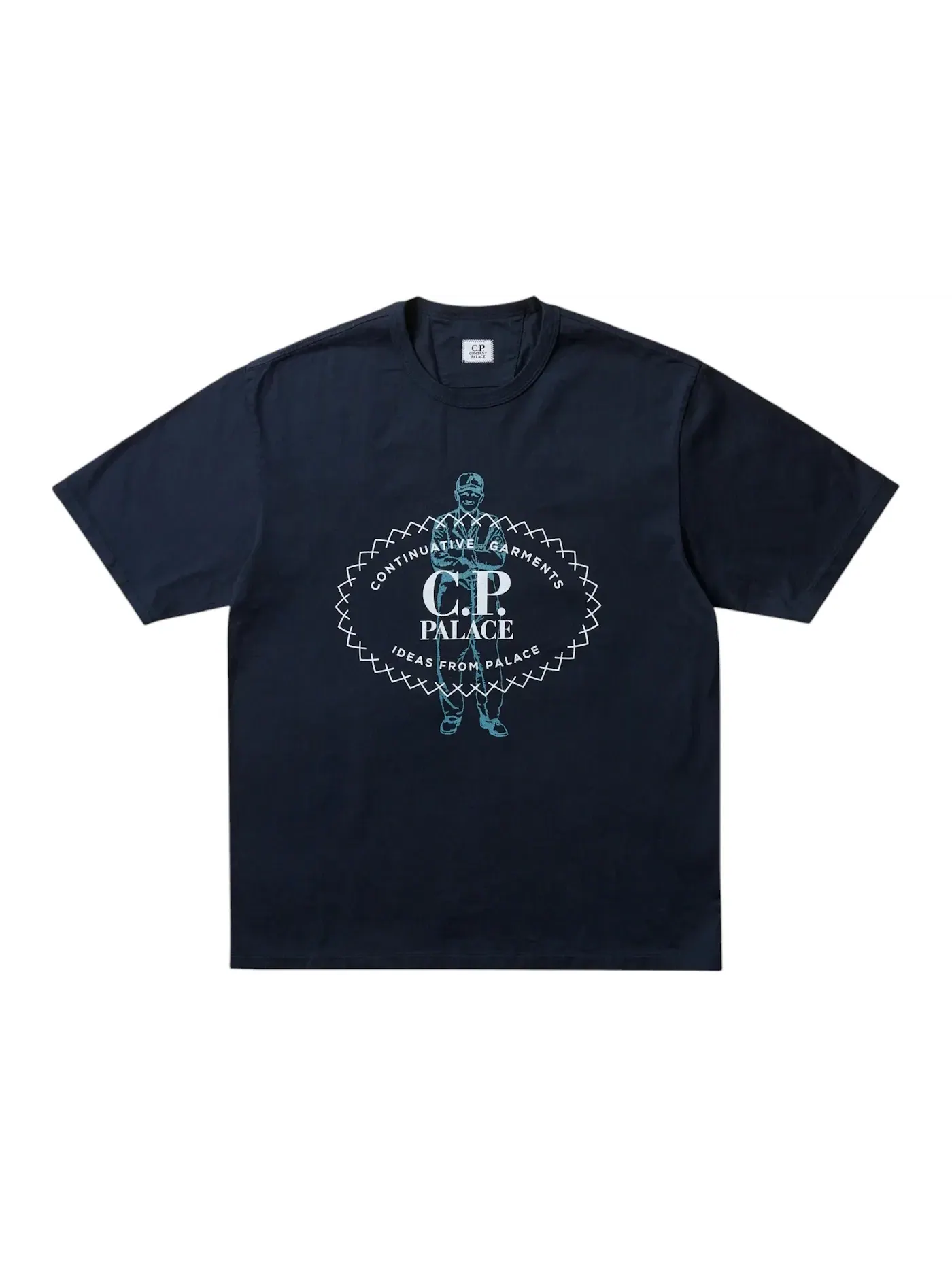 Мужская футболка с длинным рукавом Palace x C.P. Company Mercerized Jersey 30/2 Twisted T-Shirt — изображение 1 из 2