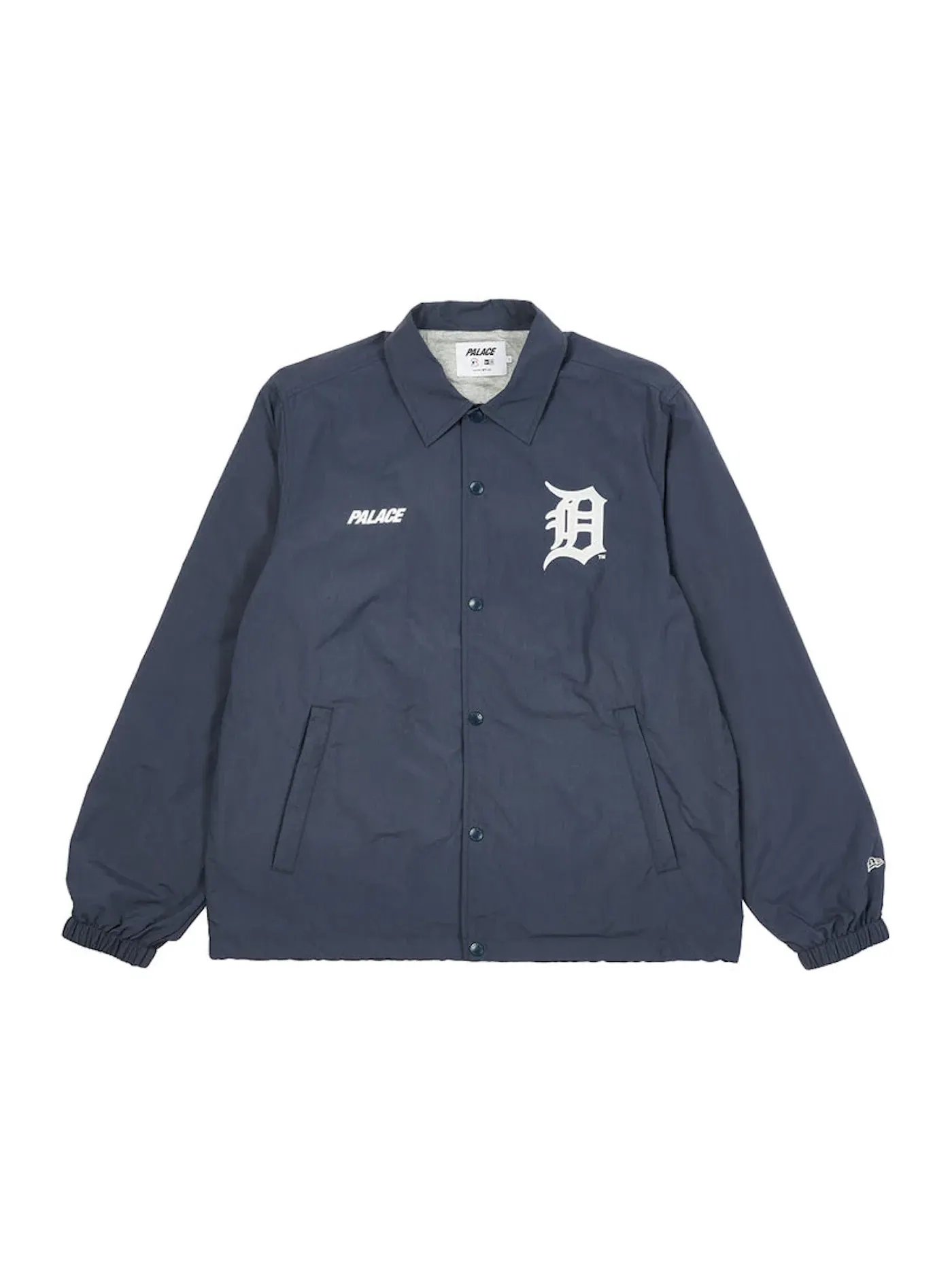 Мужская куртка-тренч Palace x Detroit Tigers New Era Coach Jacket — изображение 2 из 2, темно-синий