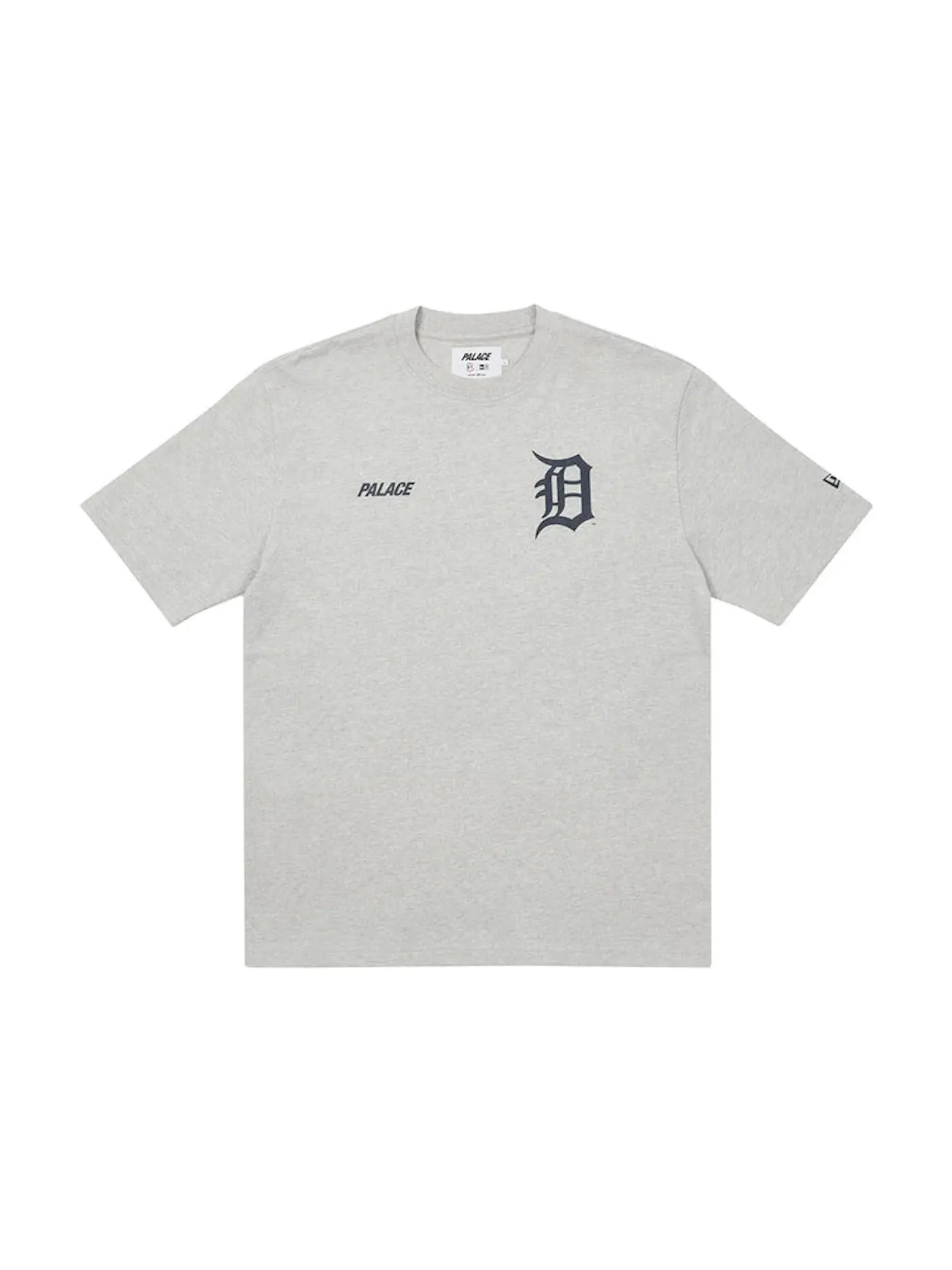 Мужская футболка с принтом Palace x Detroit Tigers T-shirt Palace — изображение 2 из 2, серый