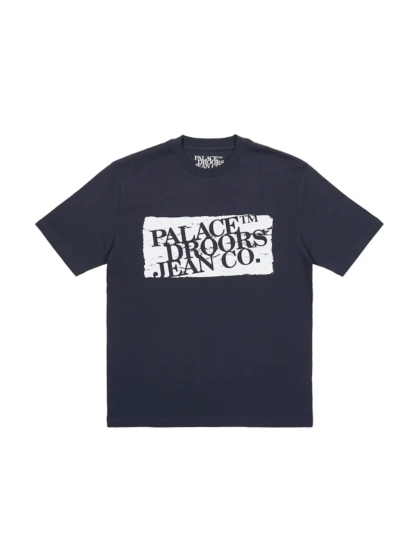Мужская футболка с принтом Palace Droors T-Shirt — изображение 1 из 1, темно-синий
