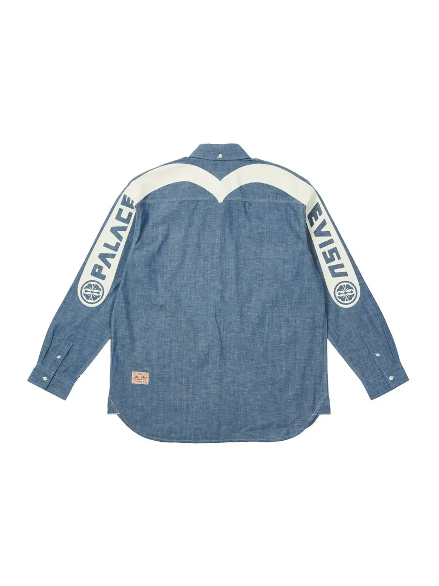 Мужская джинсовая рубашка с принтом Palace Evisu Classic Daicock — изображение 1 из 2, мульти
