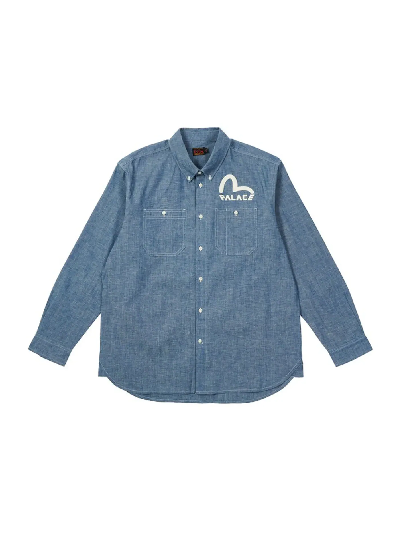 Мужская джинсовая рубашка с принтом Palace Evisu Classic Daicock — изображение 2 из 2, мульти