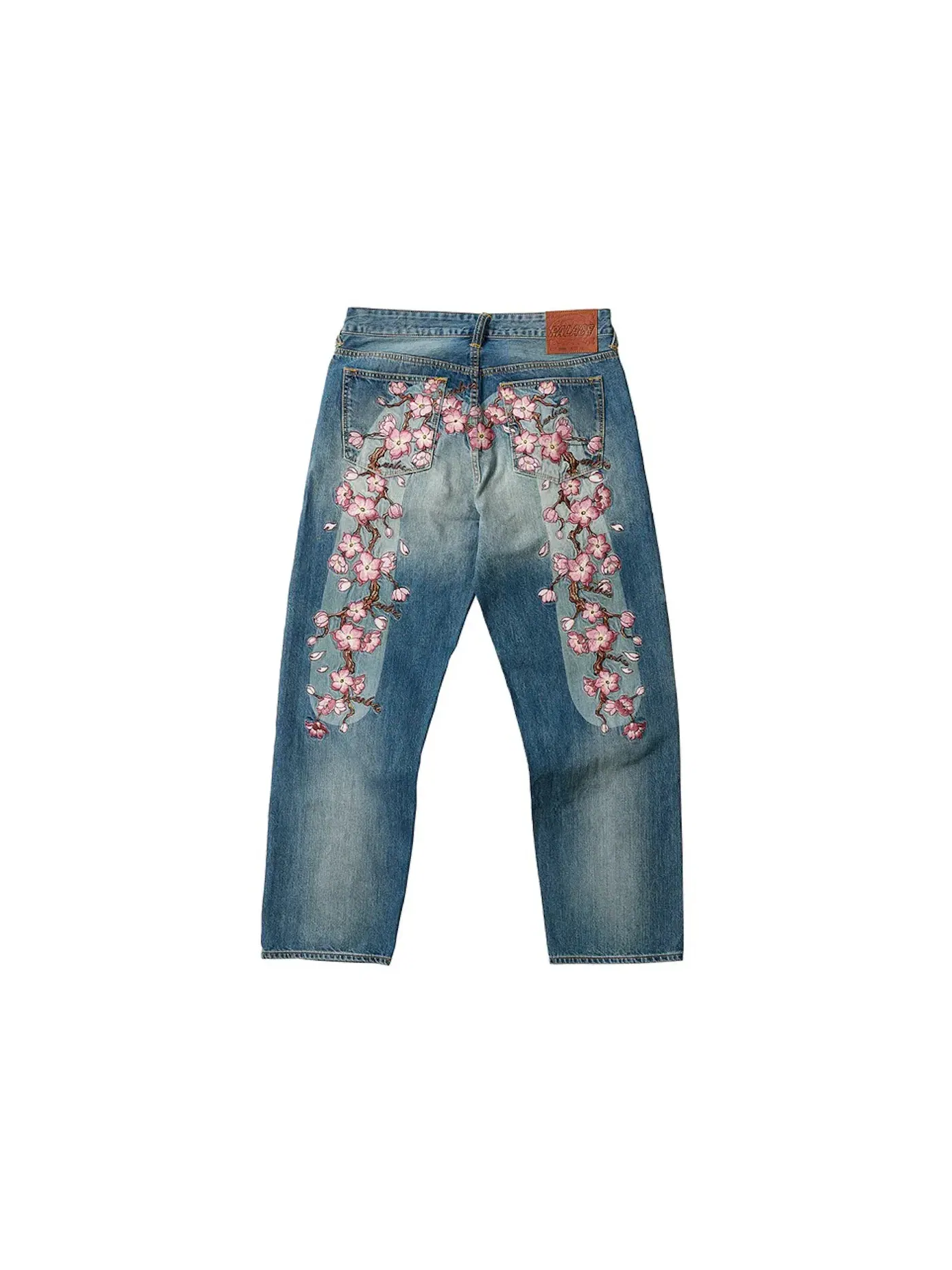 Мужские джинсы с вышивкой Palace x Evisu Jean Palace, Stone Wash — изображение 1 из 2