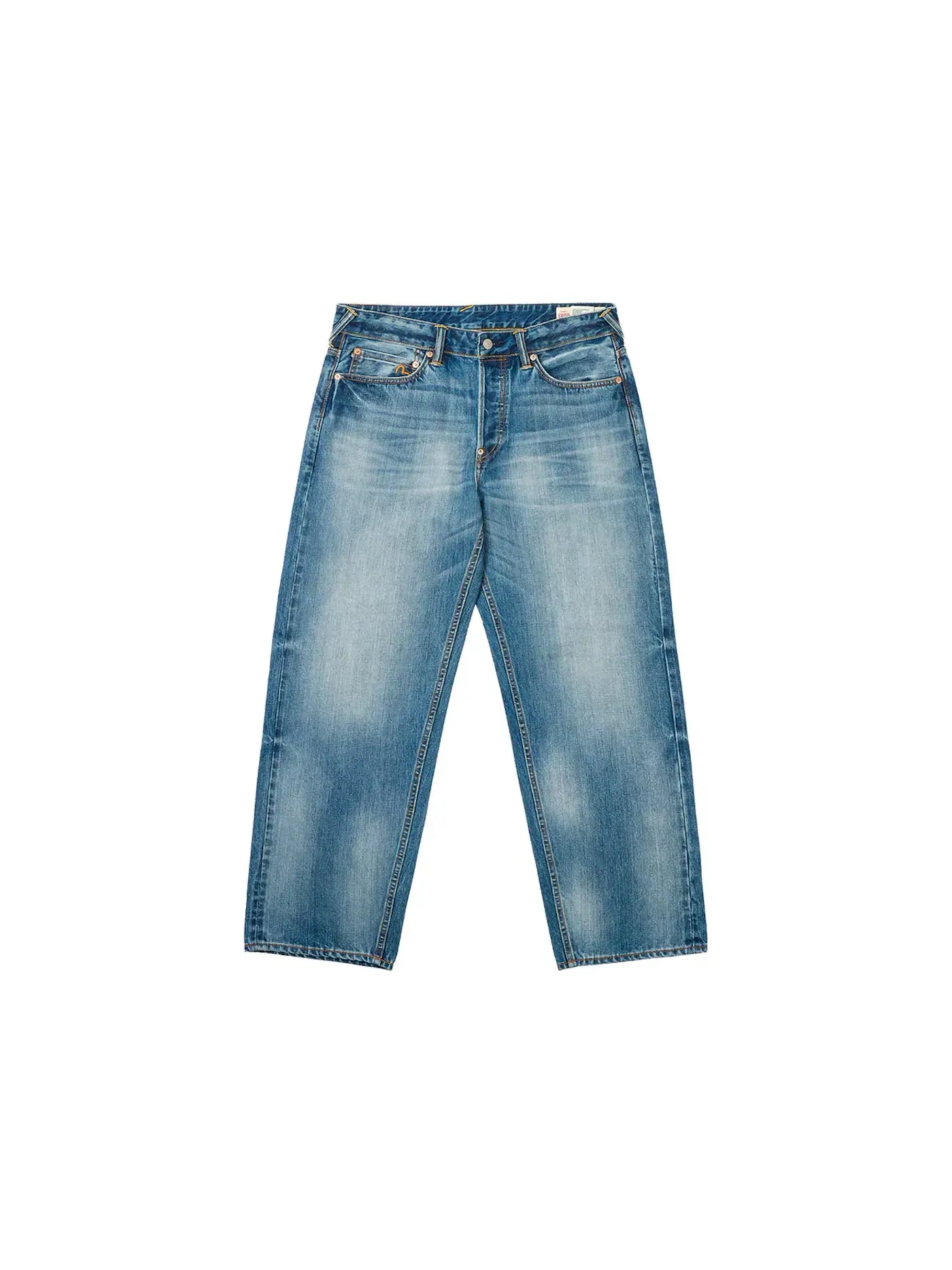 Мужские джинсы Palace Evisu Dice Denim Jean — изображение 2 из 3, светлая стирка