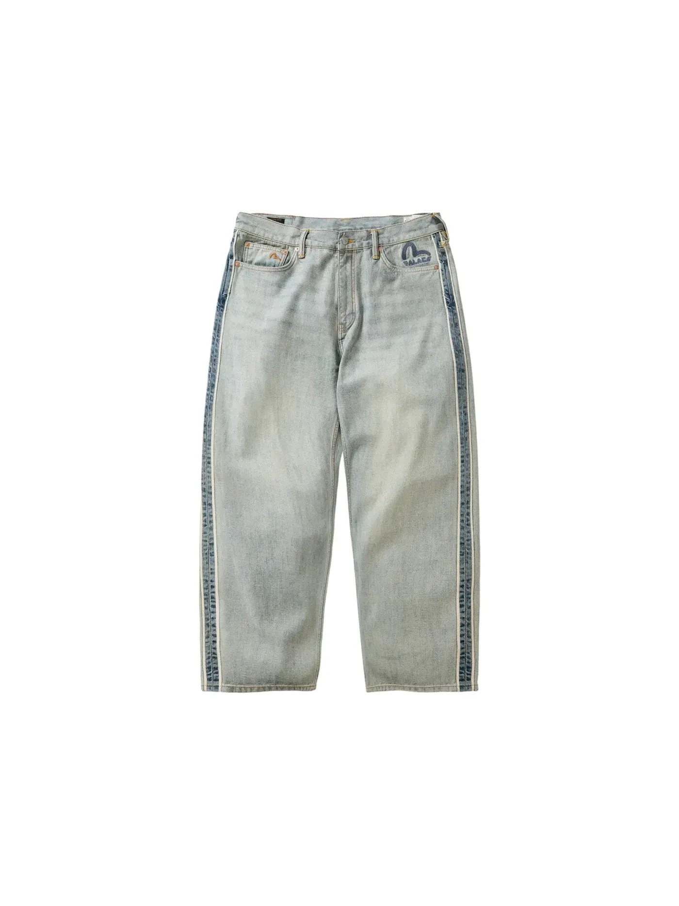 Мужские джинсы Palace x Evisu P90 Baggy Jean — изображение 1 из 2, индиго