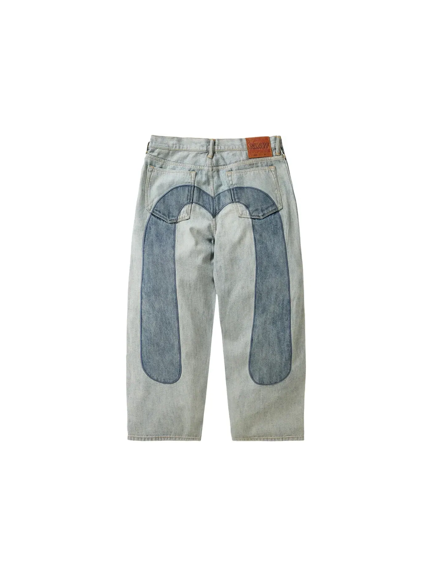 Мужские джинсы Palace x Evisu P90 Baggy Jean — изображение 2 из 2, индиго