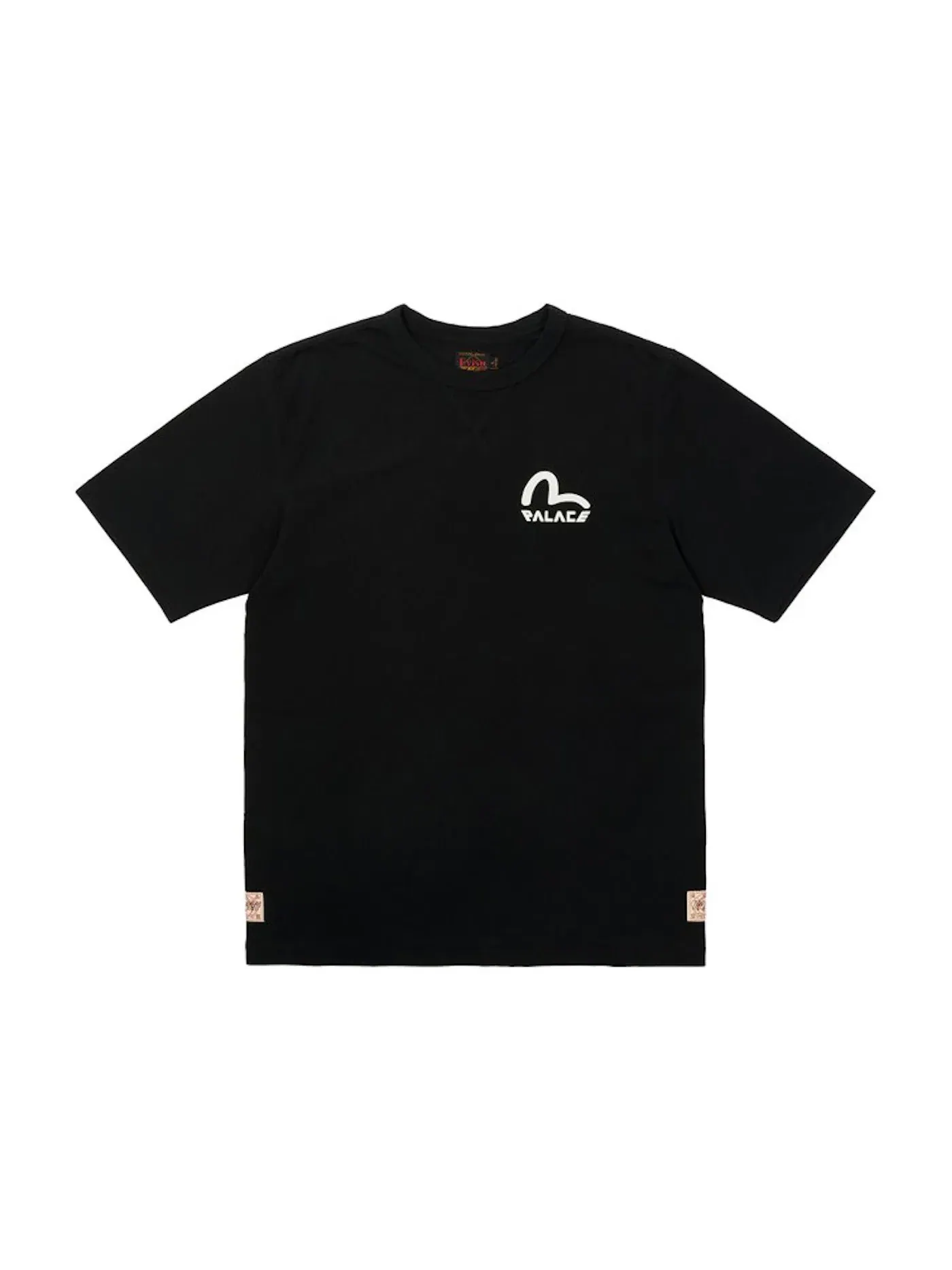 Мужская футболка с принтом Palace x Evisu Seagull T-shirt — изображение 2 из 2, черный