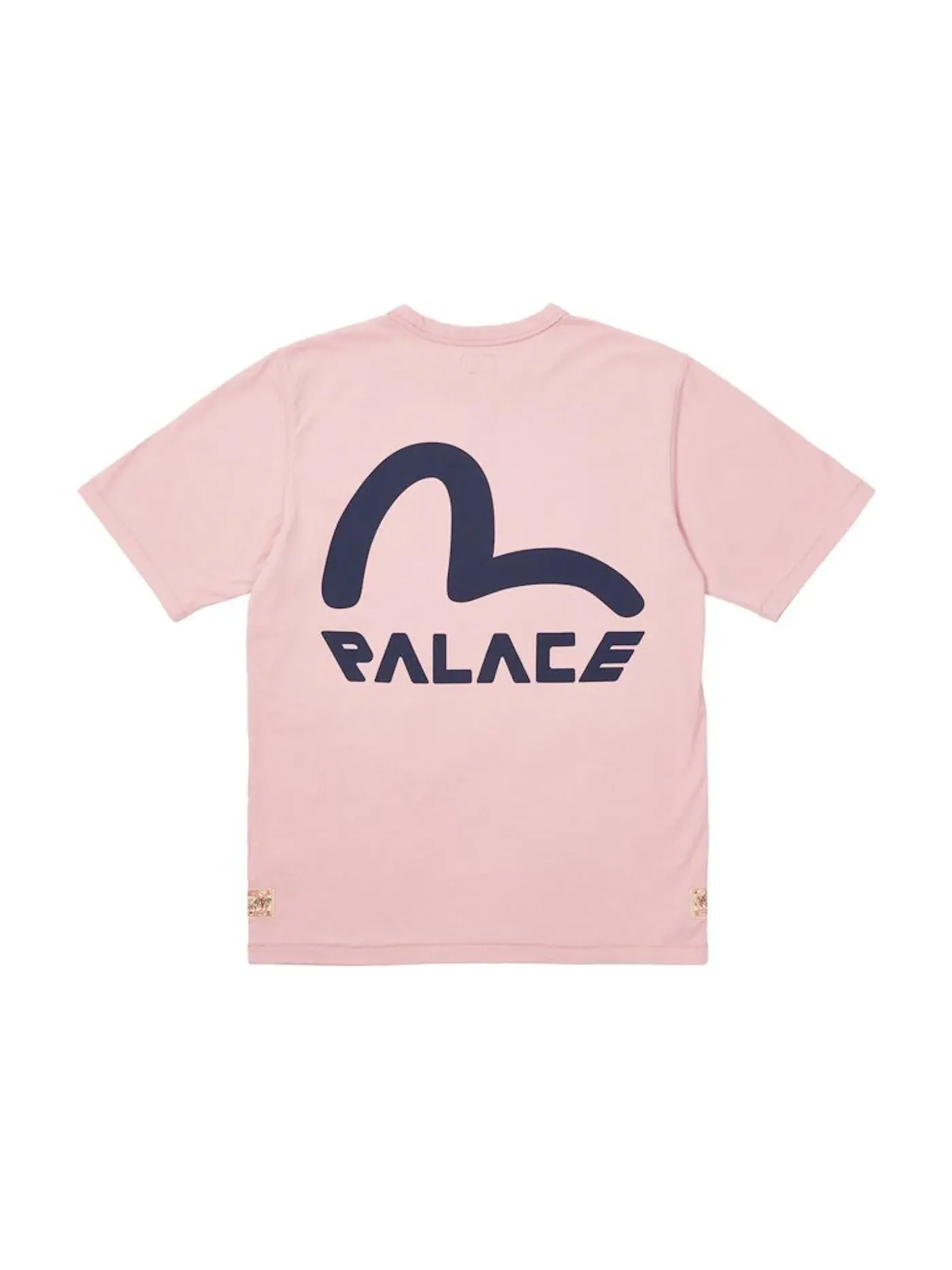 Мужская футболка с принтом Palace x Evisu Seagull T-shirt — изображение 1 из 2, розовый