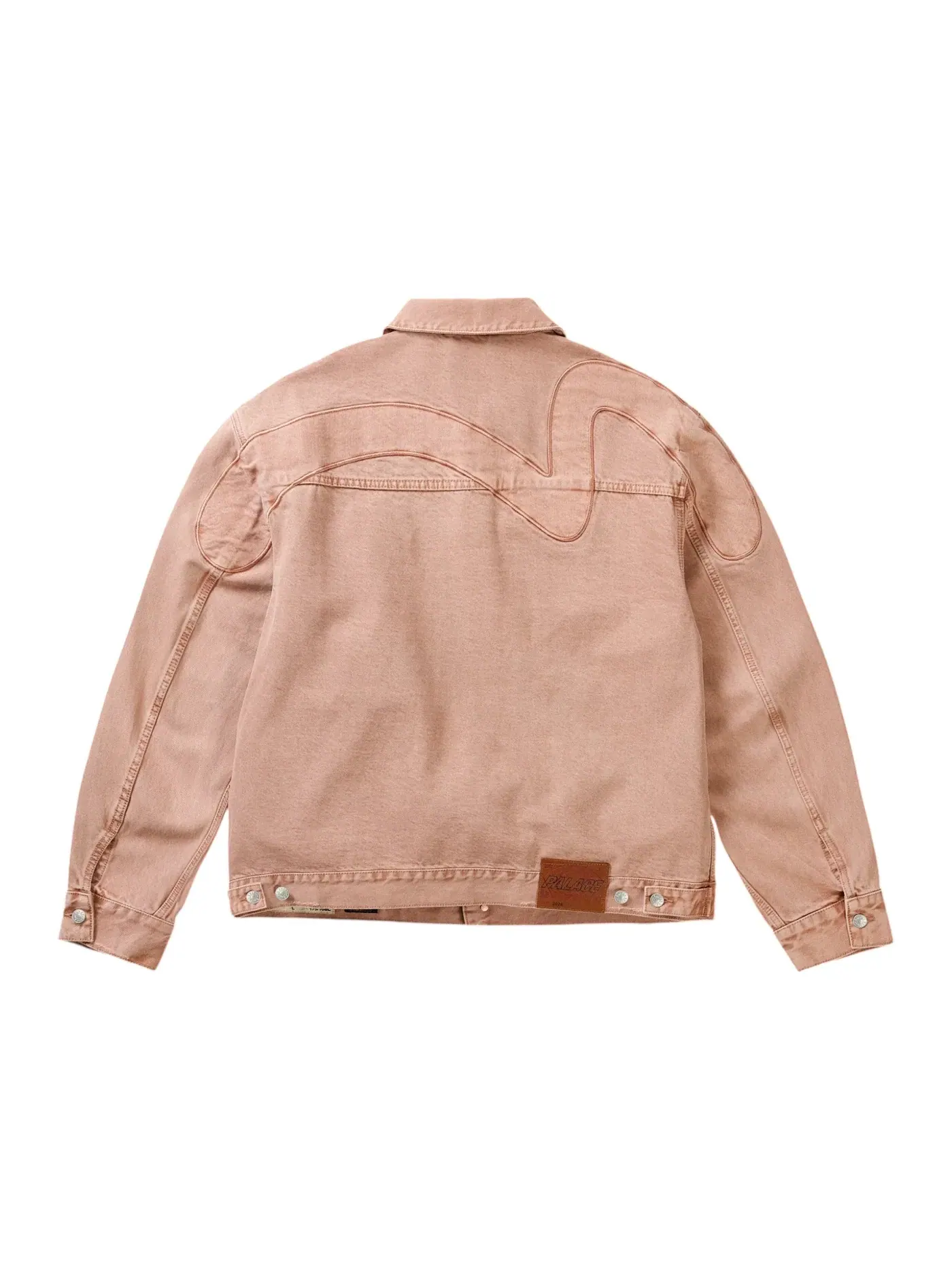 Мужская джинсовая куртка Palace x Evisu Type 2 Denim Jacket — изображение 2 из 2, розовый