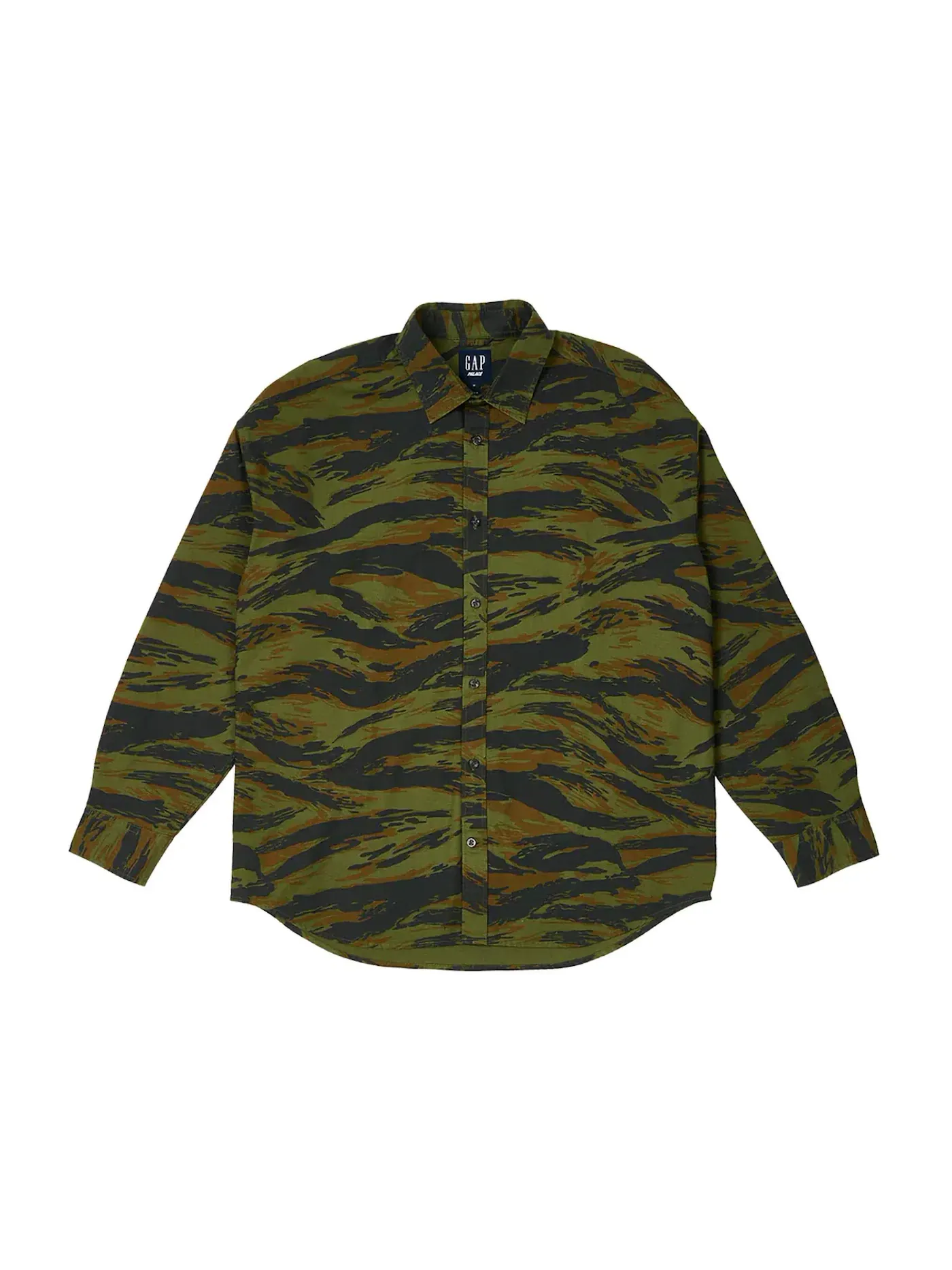 Мужская рубашка оксфорд с принтом Drop Shoulder Shirt Palace — изображение 2 из 2, камуфляж
