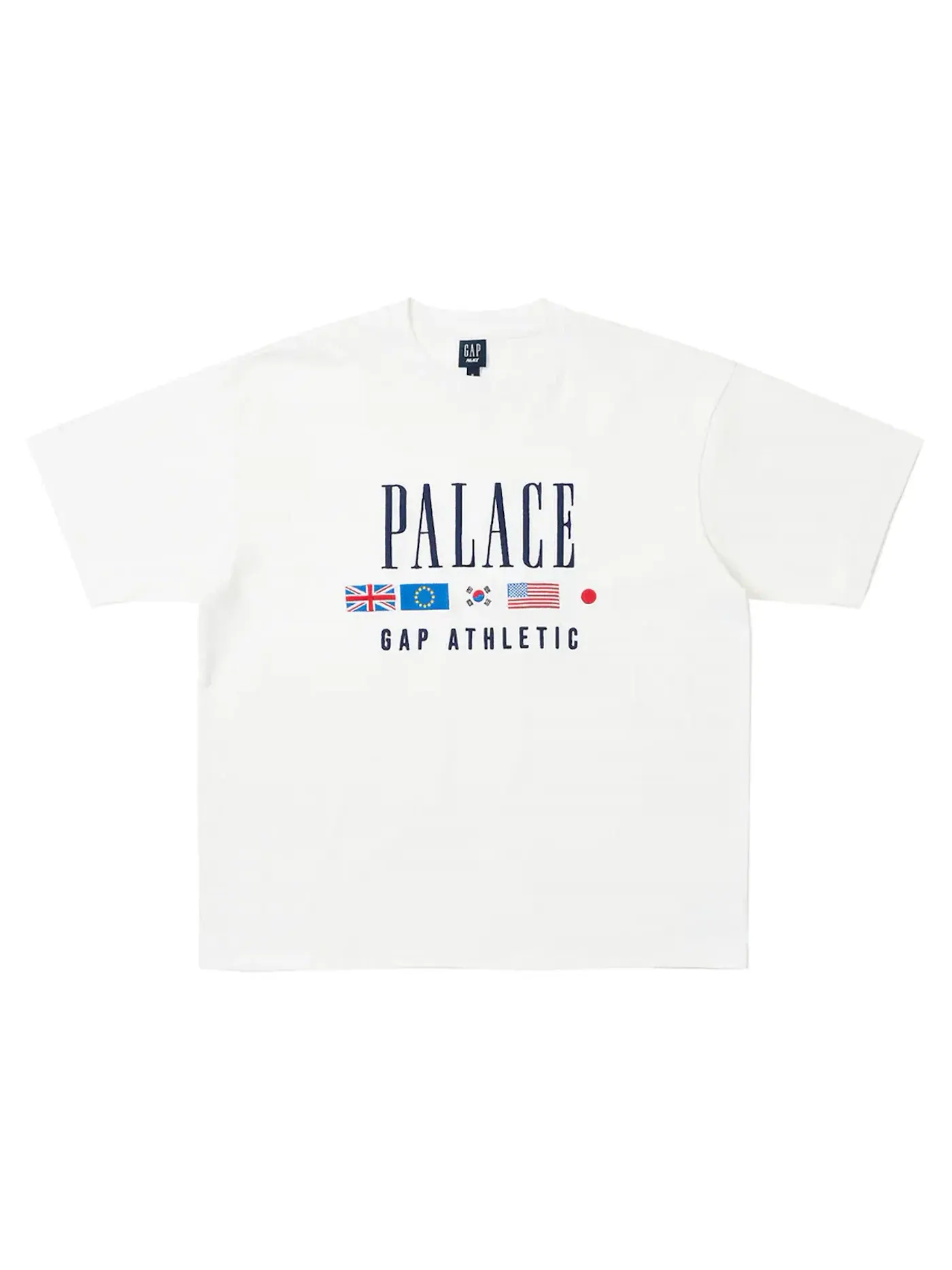 Мужская футболка с принтом Palace Heavy Jersey — изображение 1 из 1, белый