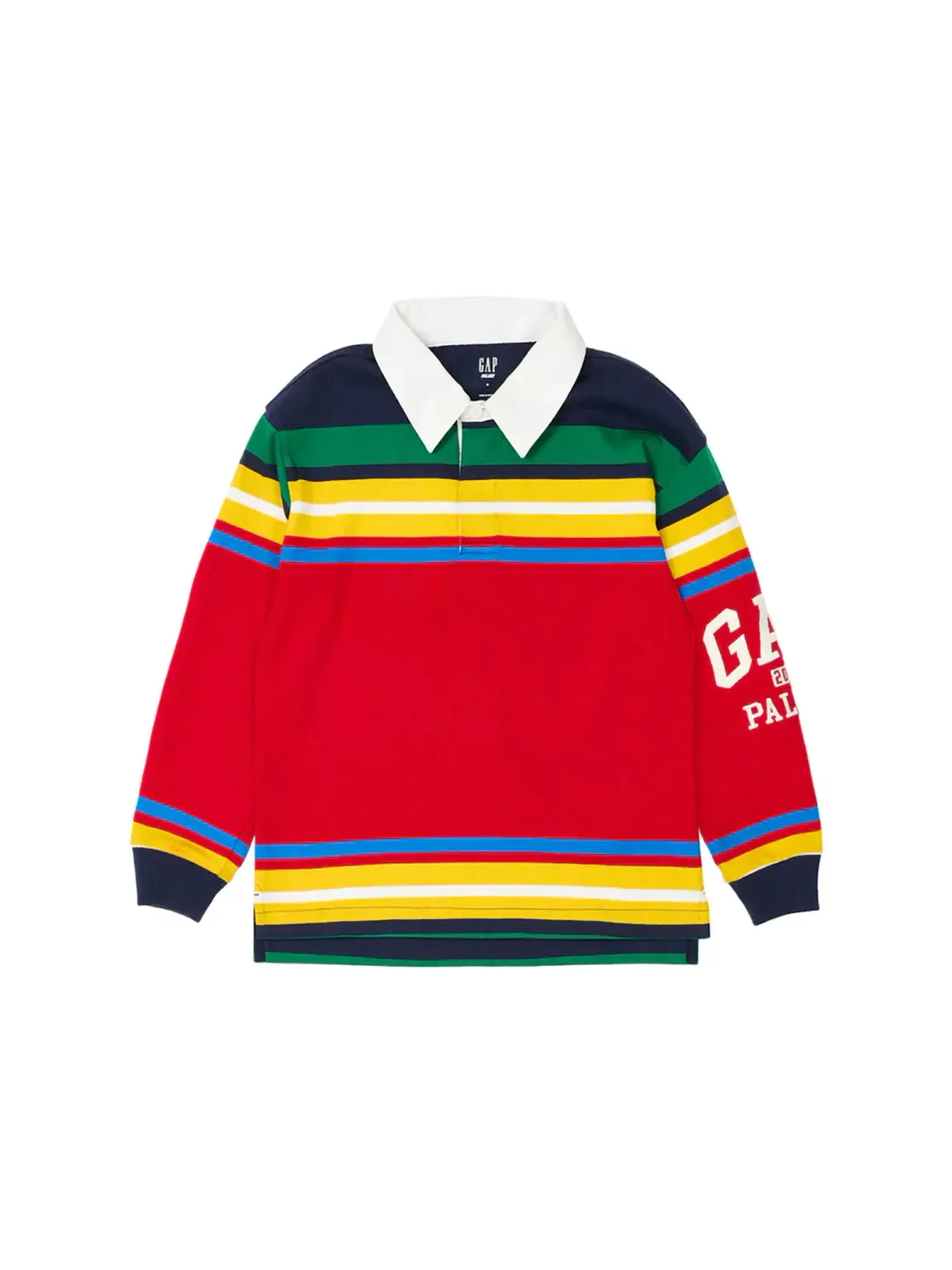 Детская рубашка-поло с принтом Palace x Gap Kids Rugby Shirt Multi