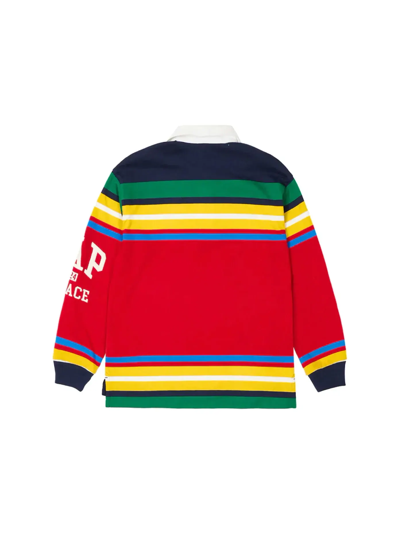 Детская рубашка-поло с принтом Palace x Gap Kids Rugby Shirt Multi — 2