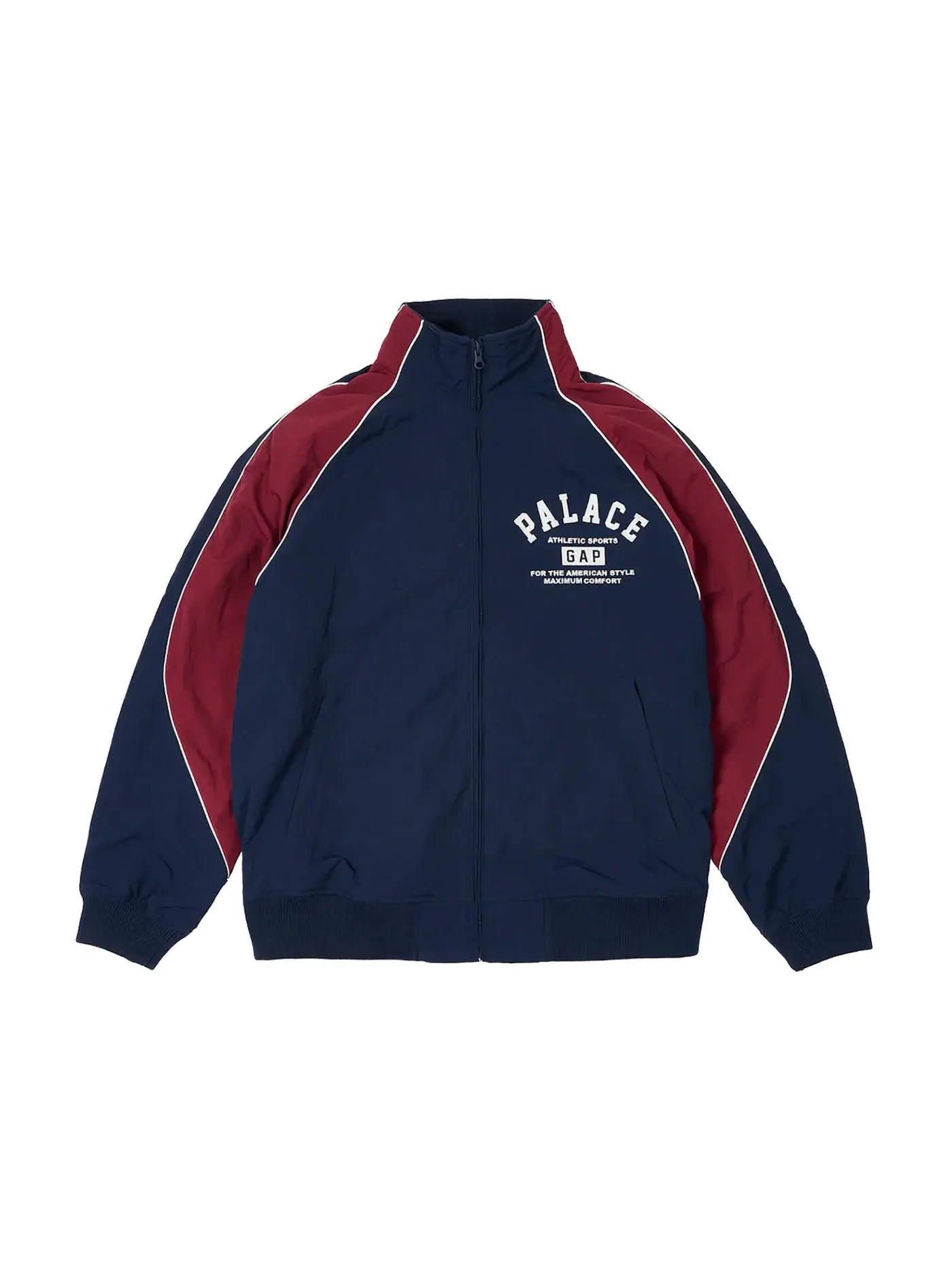 Мужская куртка с принтом Palace Top — изображение 1 из 2, темно-синий/красный