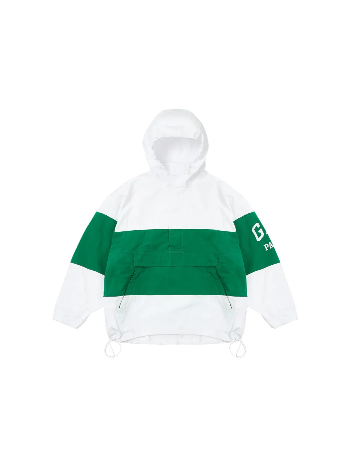 Мужская куртка-ветровка с принтом Windbreaker Palace — изображение 1 из 2, белый/зеленый
