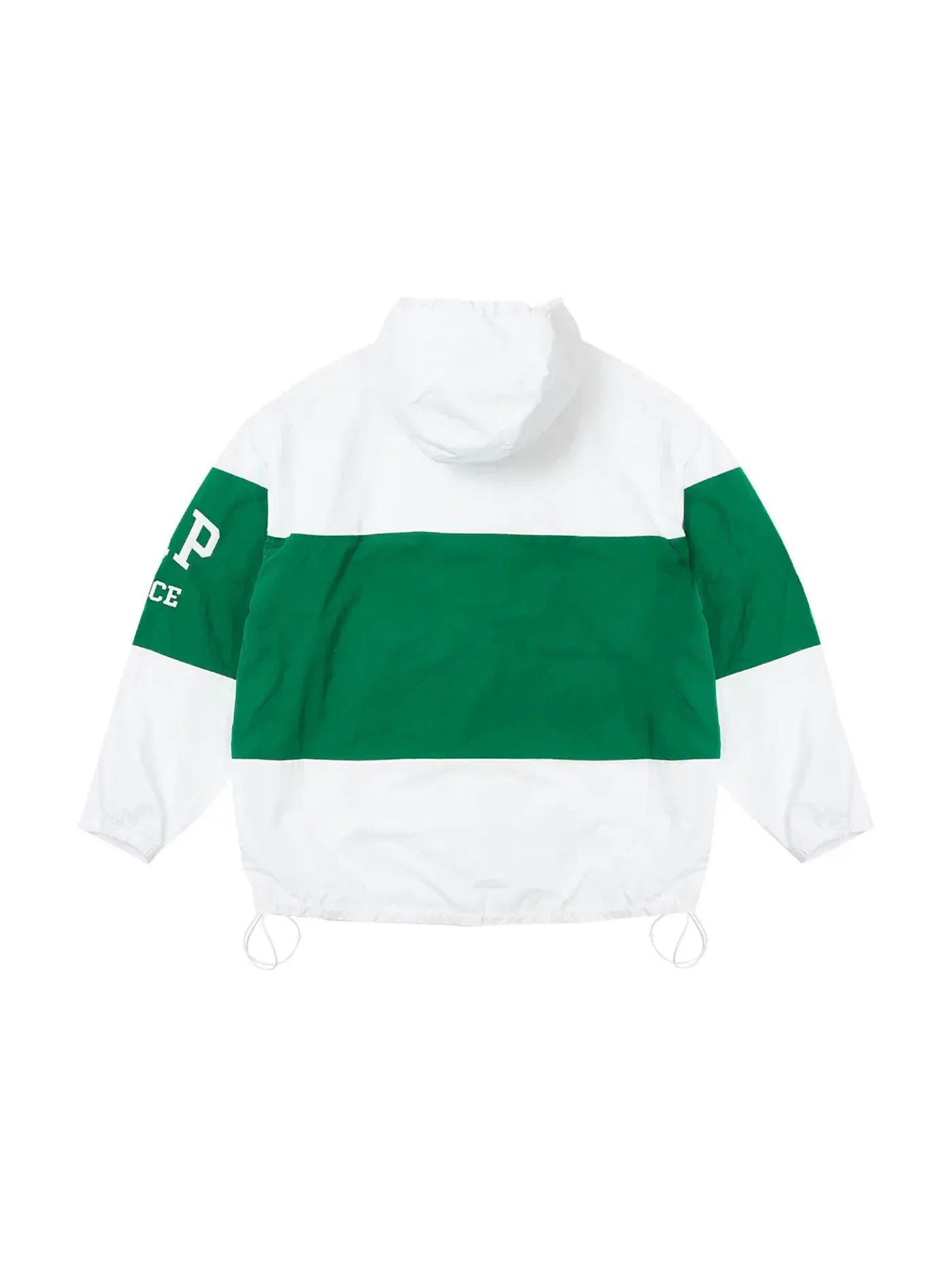 Мужская куртка-ветровка с принтом Windbreaker Palace — изображение 2 из 2, белый/зеленый