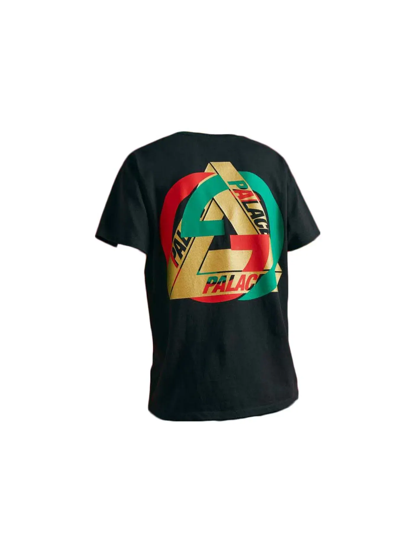 Унисекс футболка с принтом Heavy Cotton Jersey T-shirt Palace — изображение 2 из 2, черный