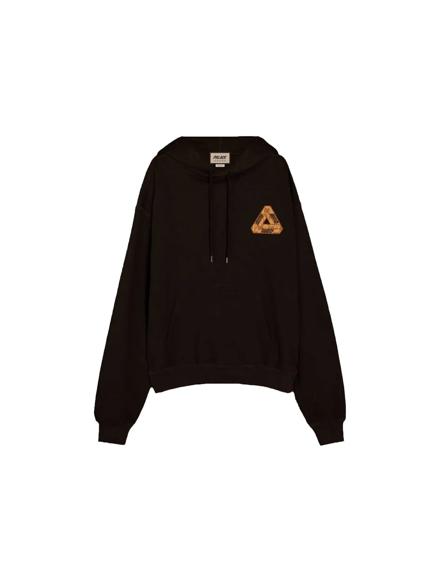 Унисекс худи Palace x Gucci Tri-Ferg GG Patch Hoodie — изображение 1 из 2, черный