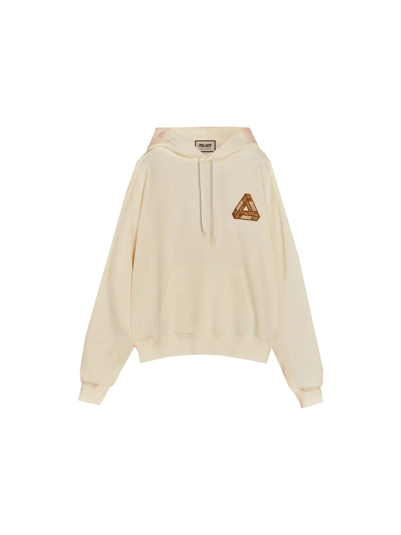 Детский худи с принтом Tri-Ferg GG Patch Palace x Gucci — изображение 1 из 2, белый