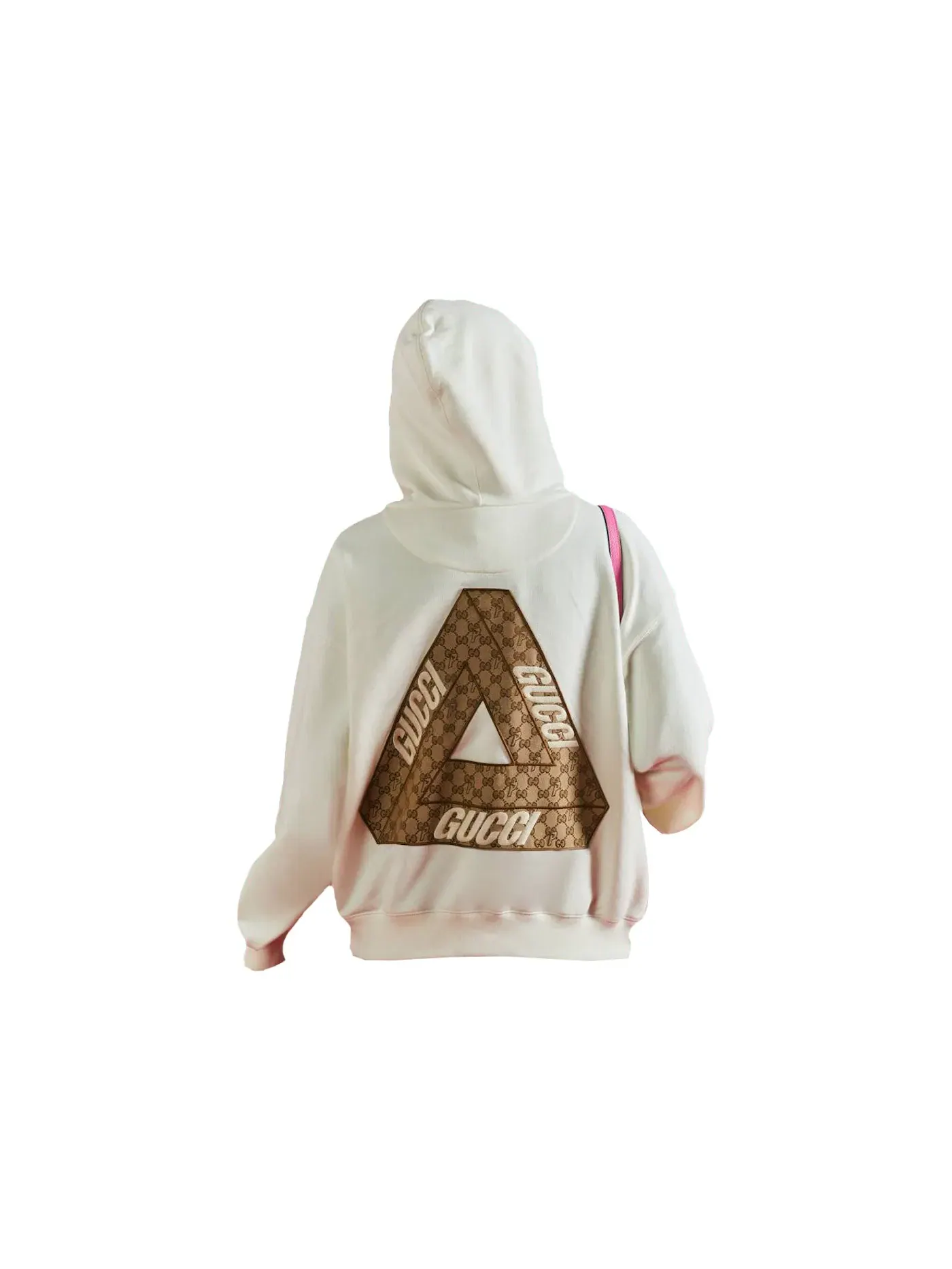 Детский худи с принтом Tri-Ferg GG Patch Palace x Gucci — изображение 2 из 2, белый