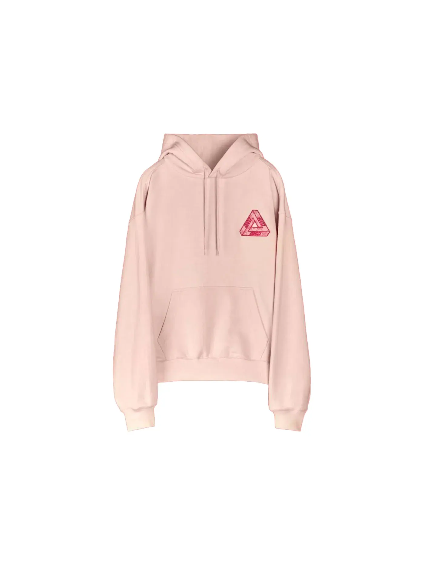 Унисекс худи с принтом Tri Ferg GG Patch Palace — изображение 1 из 2, розовый
