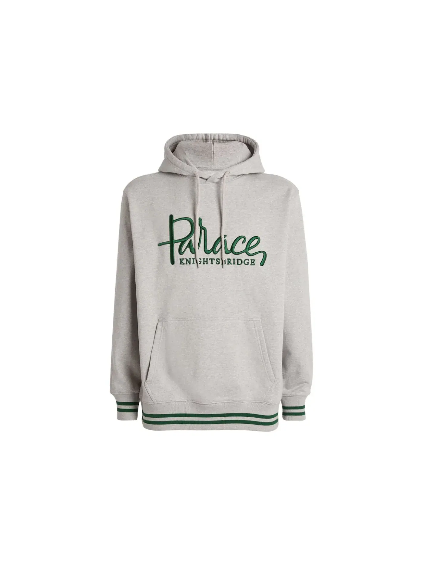 Мужской худи с вышитым логотипом Hoodie Palace — изображение 1 из 1, серый