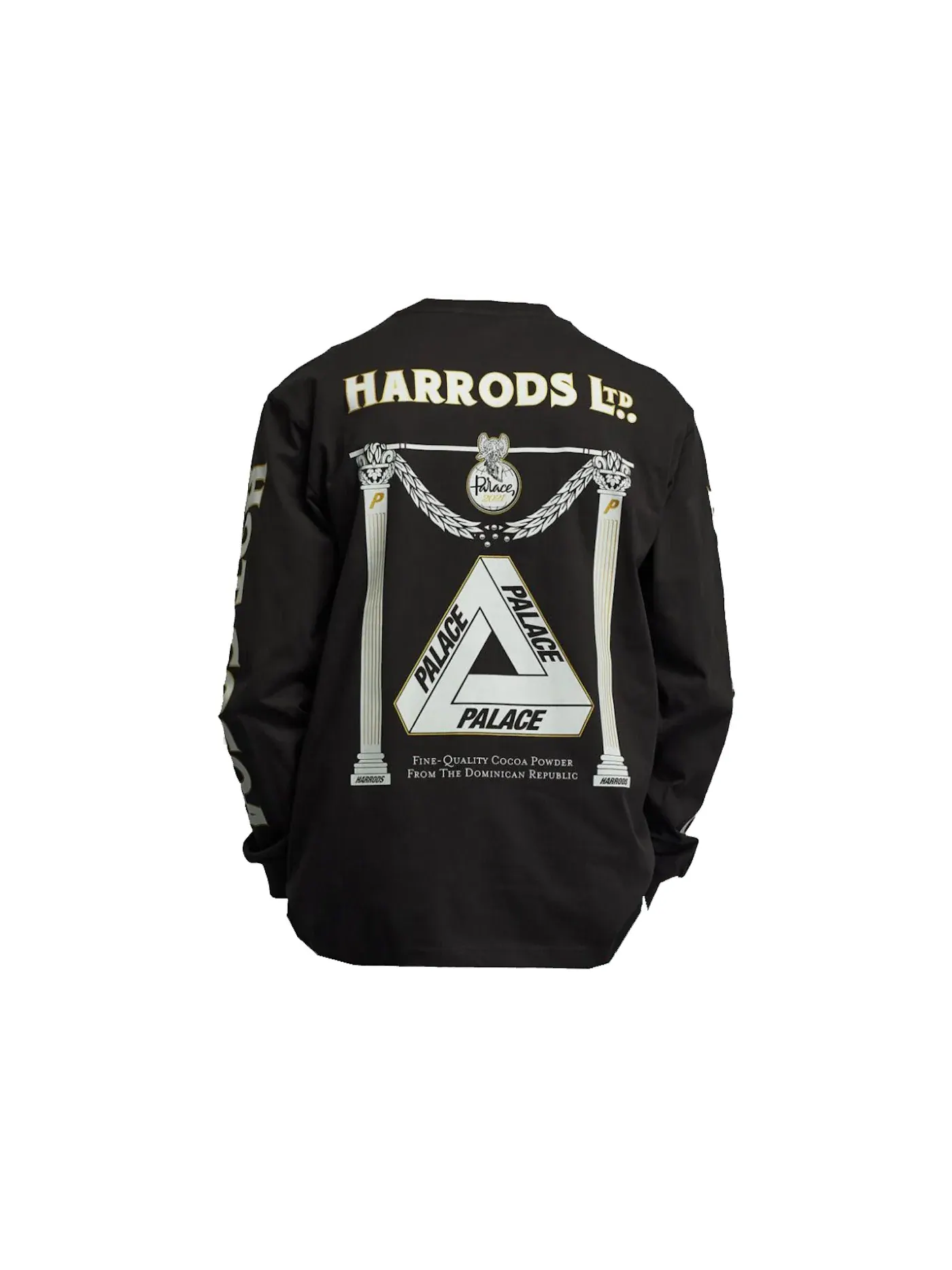 Мужская футболка с длинным рукавом Palace x Harrods L/S T-shirt Palace — изображение 2 из 2, черный