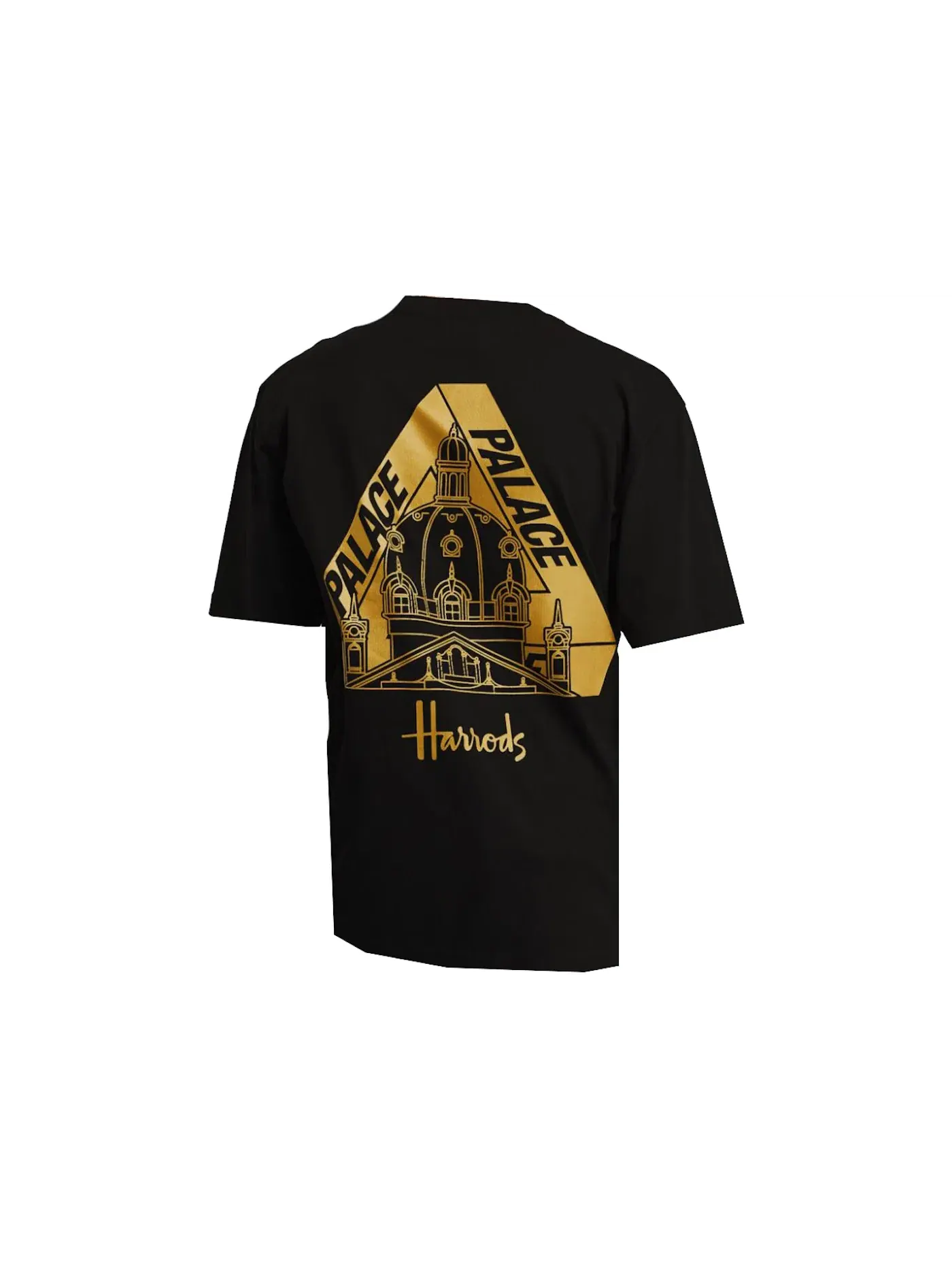 Мужская футболка с принтом Palace x Harrods Logo T-shirt — изображение 2 из 2, черный