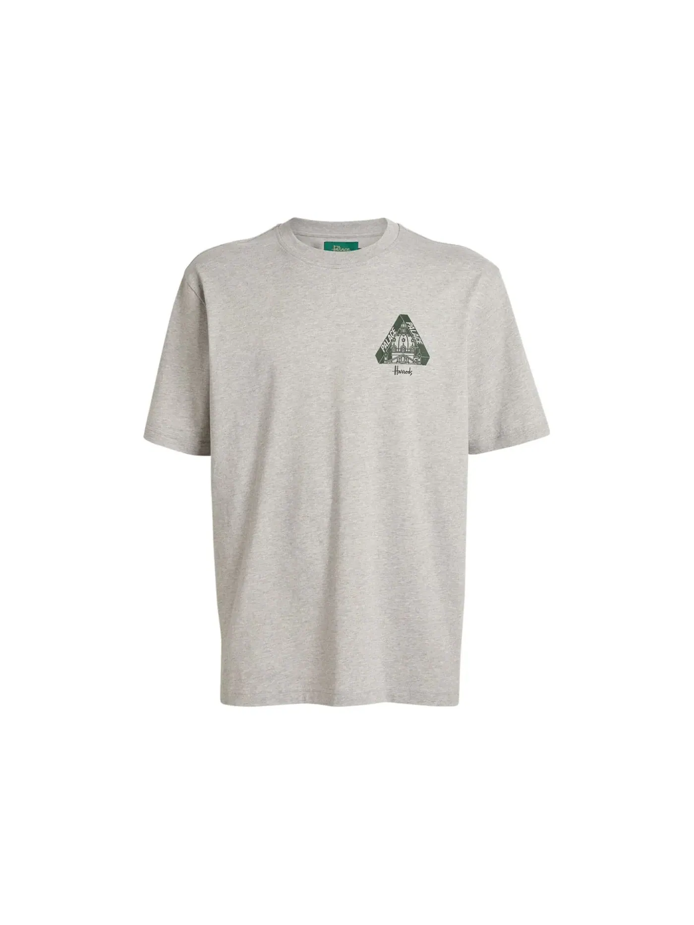 Мужская футболка с принтом Palace x Harrods Logo T-shirt — изображение 1 из 2, серый