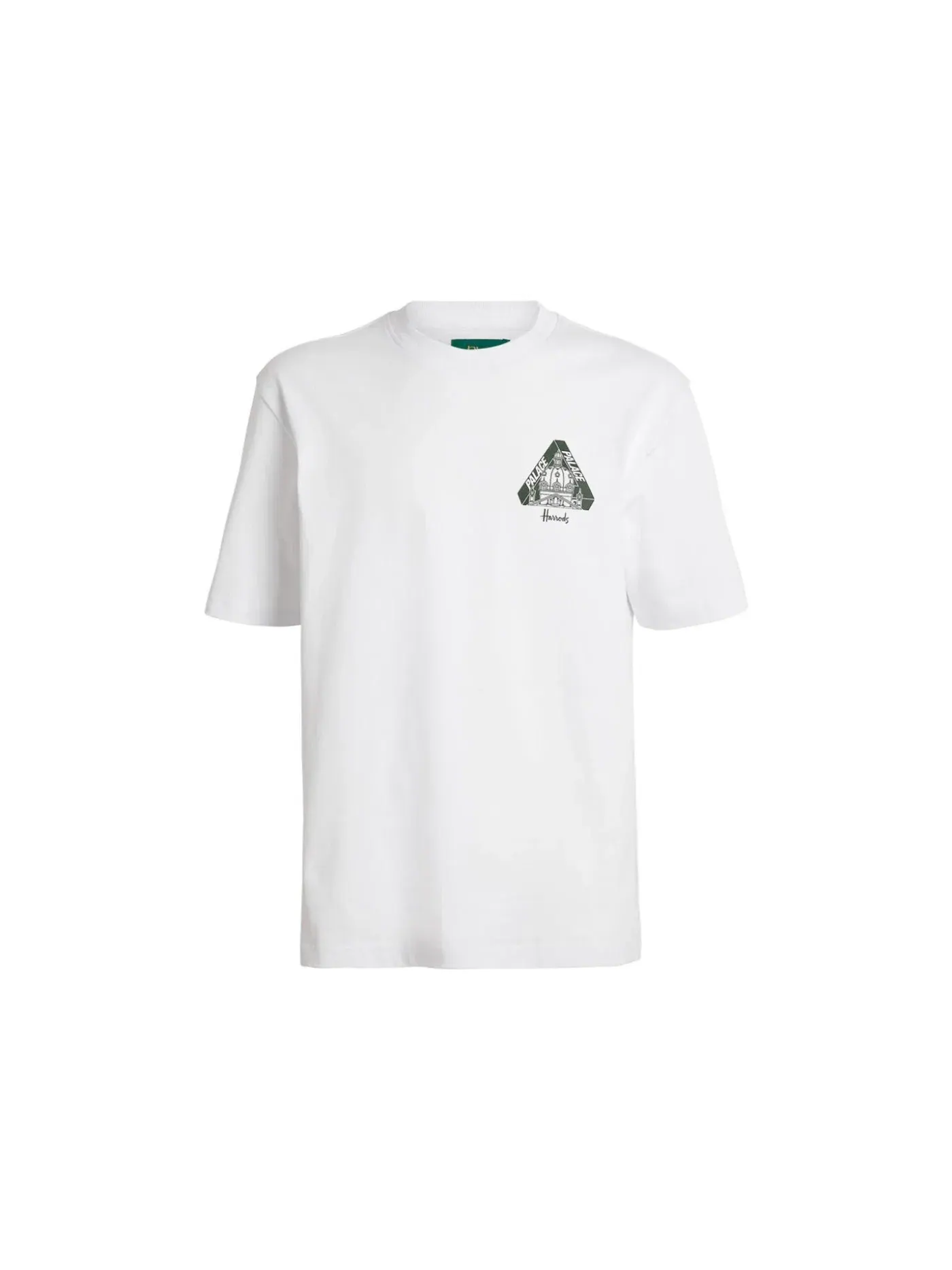 Мужская футболка с принтом Palace x Harrods Logo T-shirt Palace — изображение 1 из 2, белый