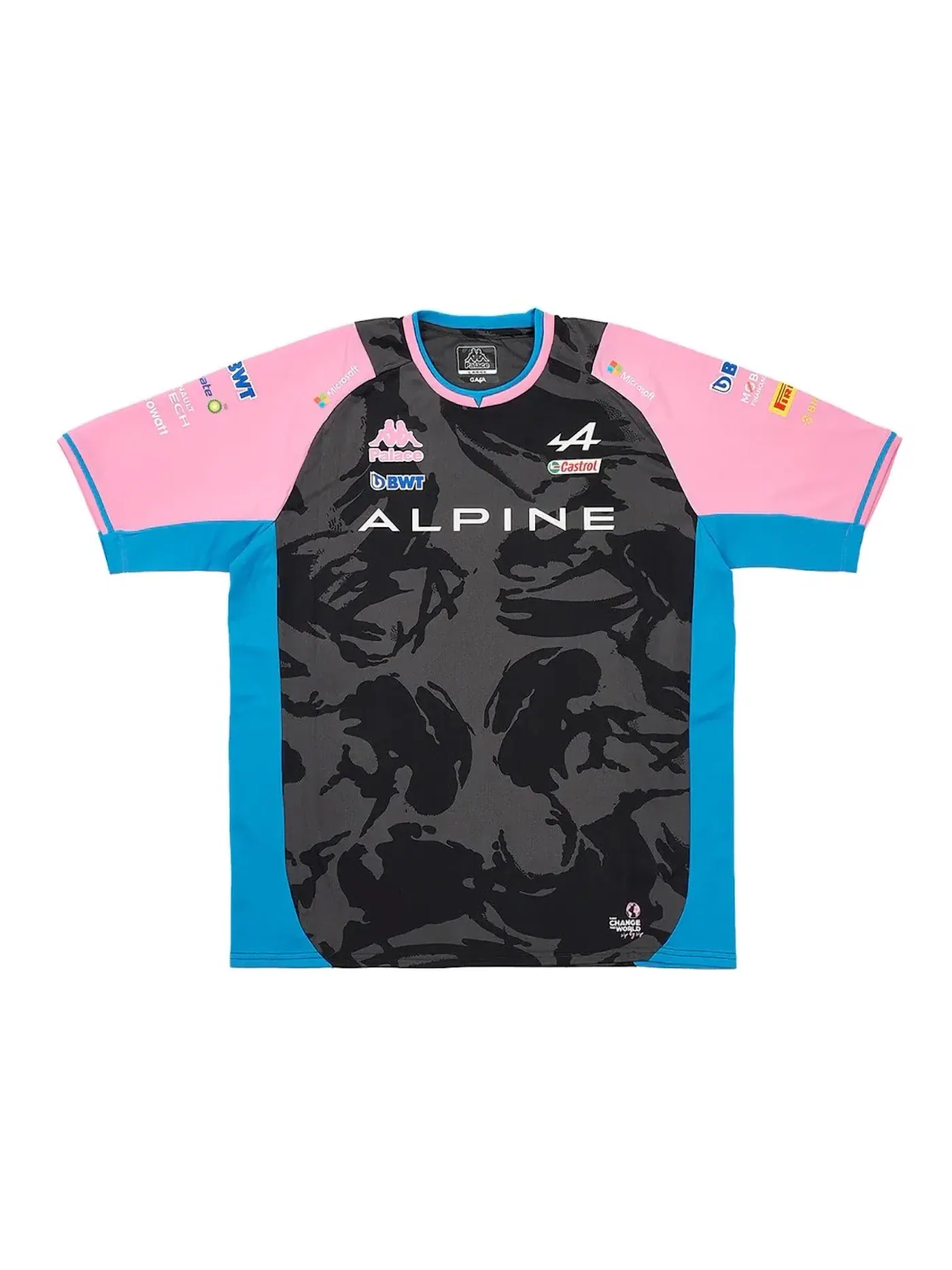 Мужская джерси Palace x Kappa For Alpine Driver Jersey Night Desert Camo, Night Desert Camo — изображение 1 из 2